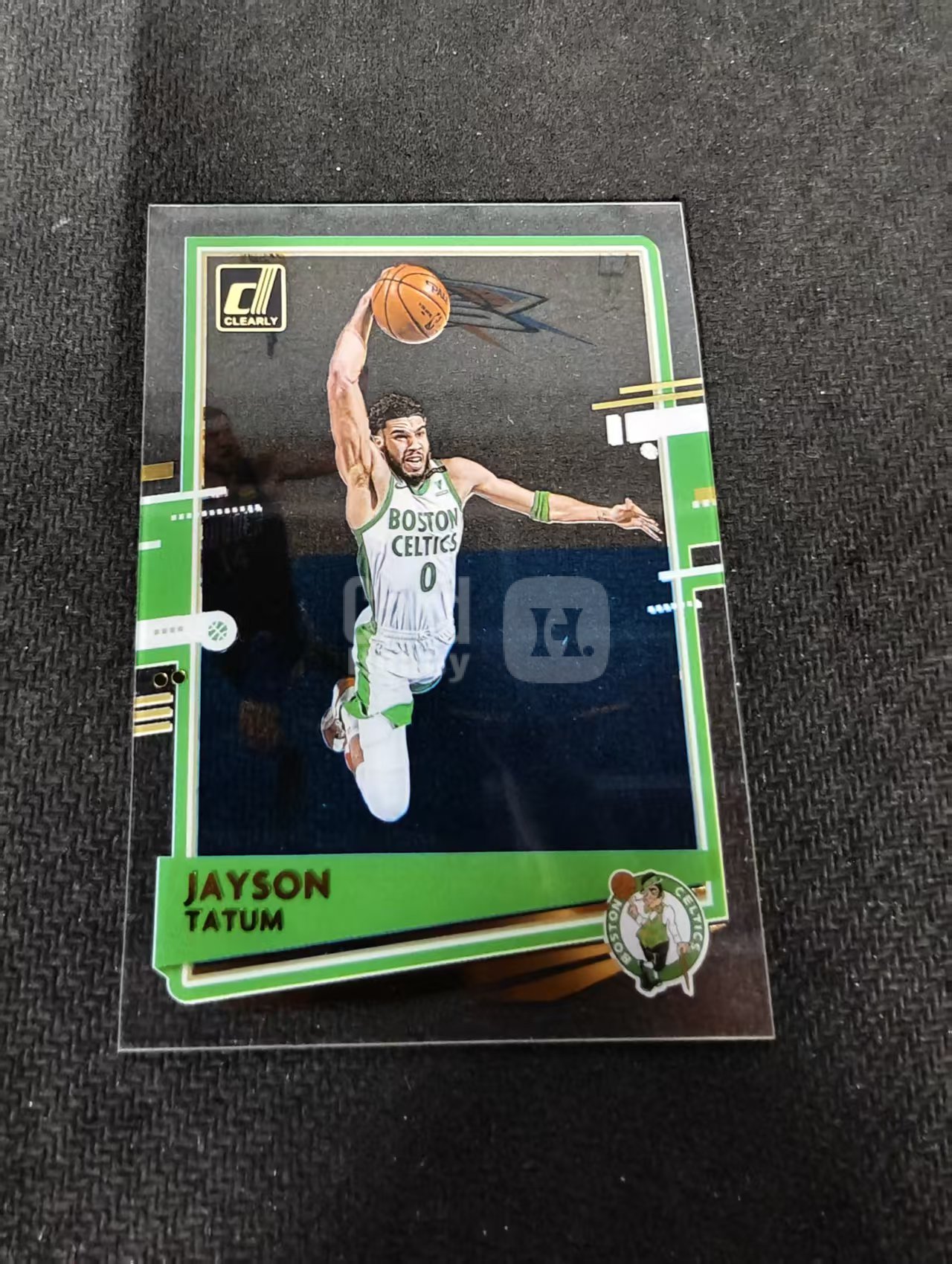 2020-21 Panini Clearly Donruss Jayson Tatum 凯尔特人 杰森塔图姆 杜蕾斯 胶片 划痕 边角瑕疵 #31