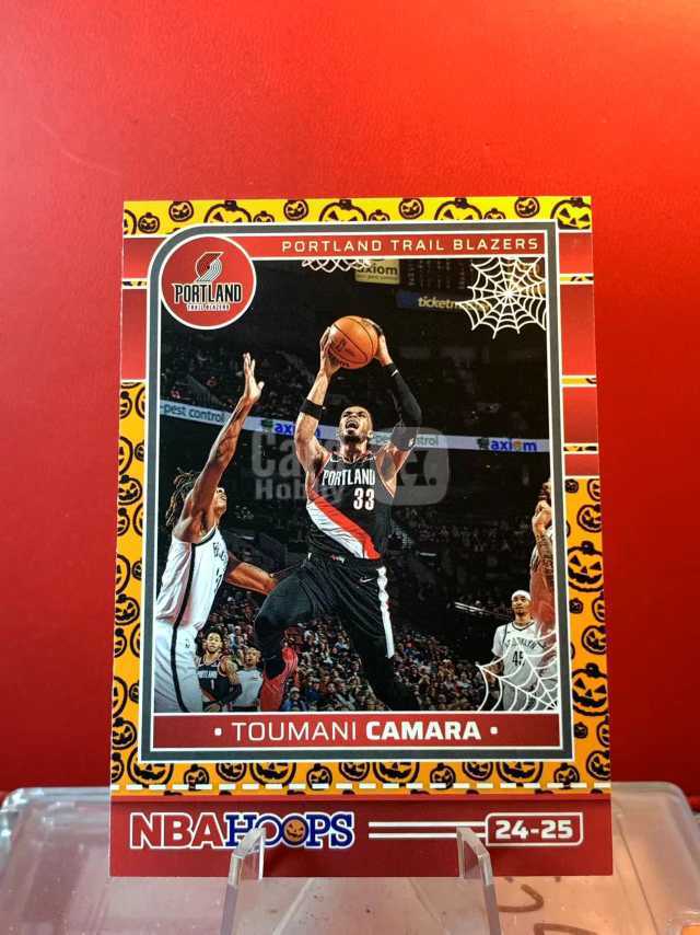 （老末代拍)D12 2024-25  Panini Hoops  Toumani Camara  图马尼 卡马拉 开拓者  base 顺丰寄付 不保卡品 免费代拍