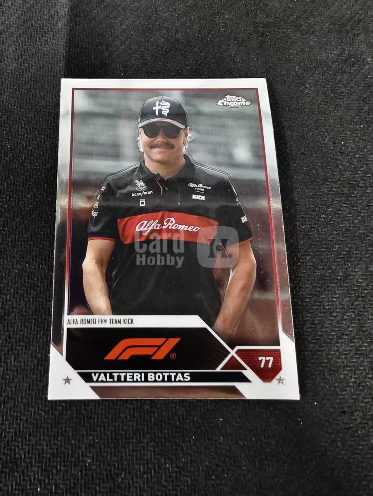 2023 Topps Chrome F1 Valtteri Bottas 阿尔法罗密欧车队 瓦尔特里 博塔斯 划痕 边角瑕疵 #37