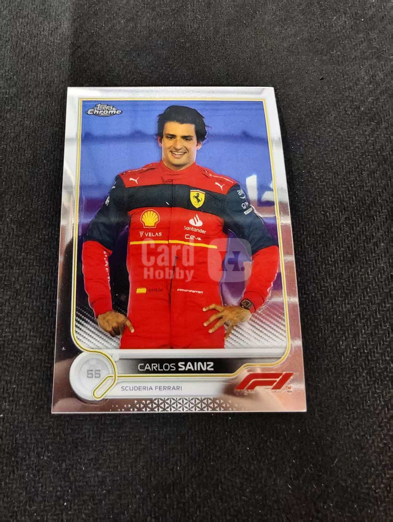 2022 Topps Chrome F1 Carlos Sainz 卡洛斯 塞恩斯 法拉利 划痕 边角瑕疵 #30