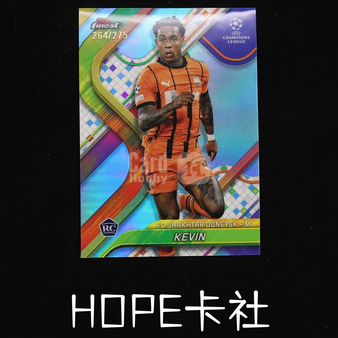 2024-25 Topps Finest Macedo 富勒姆大妖 凯温 马赛多 RC新秀 264/275编 蓝折【HOPE代卖(4.5%含卡淘)】