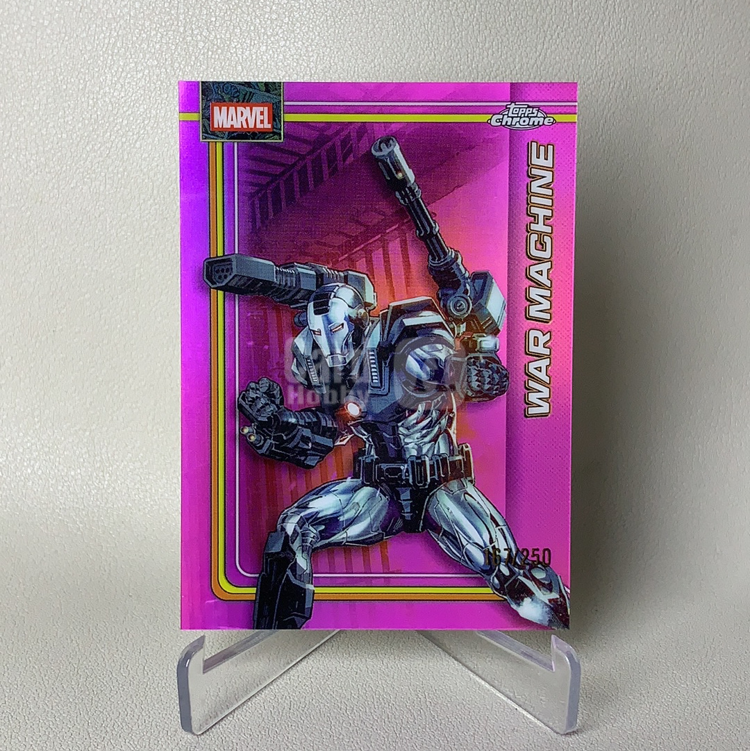 2026 Topps Marvel (MCU) Comics Chrome 漫威TC War Machine 战争机器 167/250编 粉折 折射 品相如图 凑套必备 Yuc