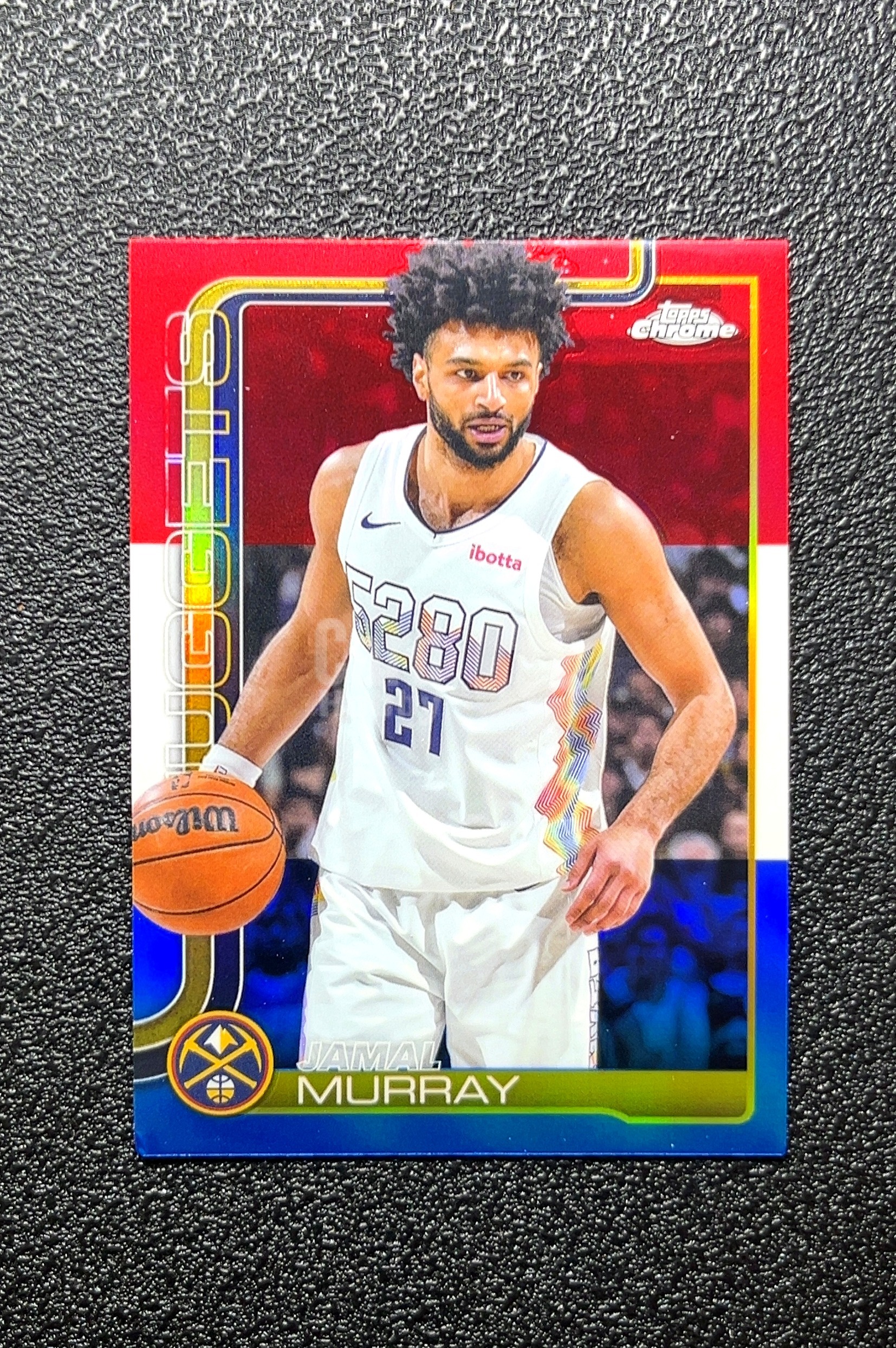 【岛屿拍卖】2025 Topps Chrome Jamal Murray 贾马尔·穆雷 卡品如图 高价值 #55 Denver Nuggets 丹佛掘金 0008#212