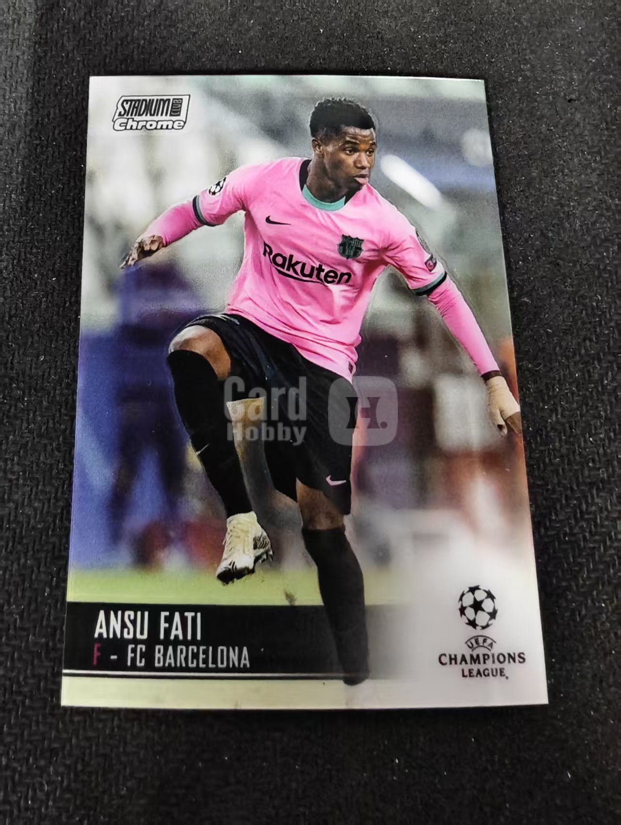 【可合并,不累计】2021 Topps Stadium Club Chrome Ansu Fati 安苏 法蒂 巴萨 欧冠 竞技场 不保卡品 介意勿拍 #83