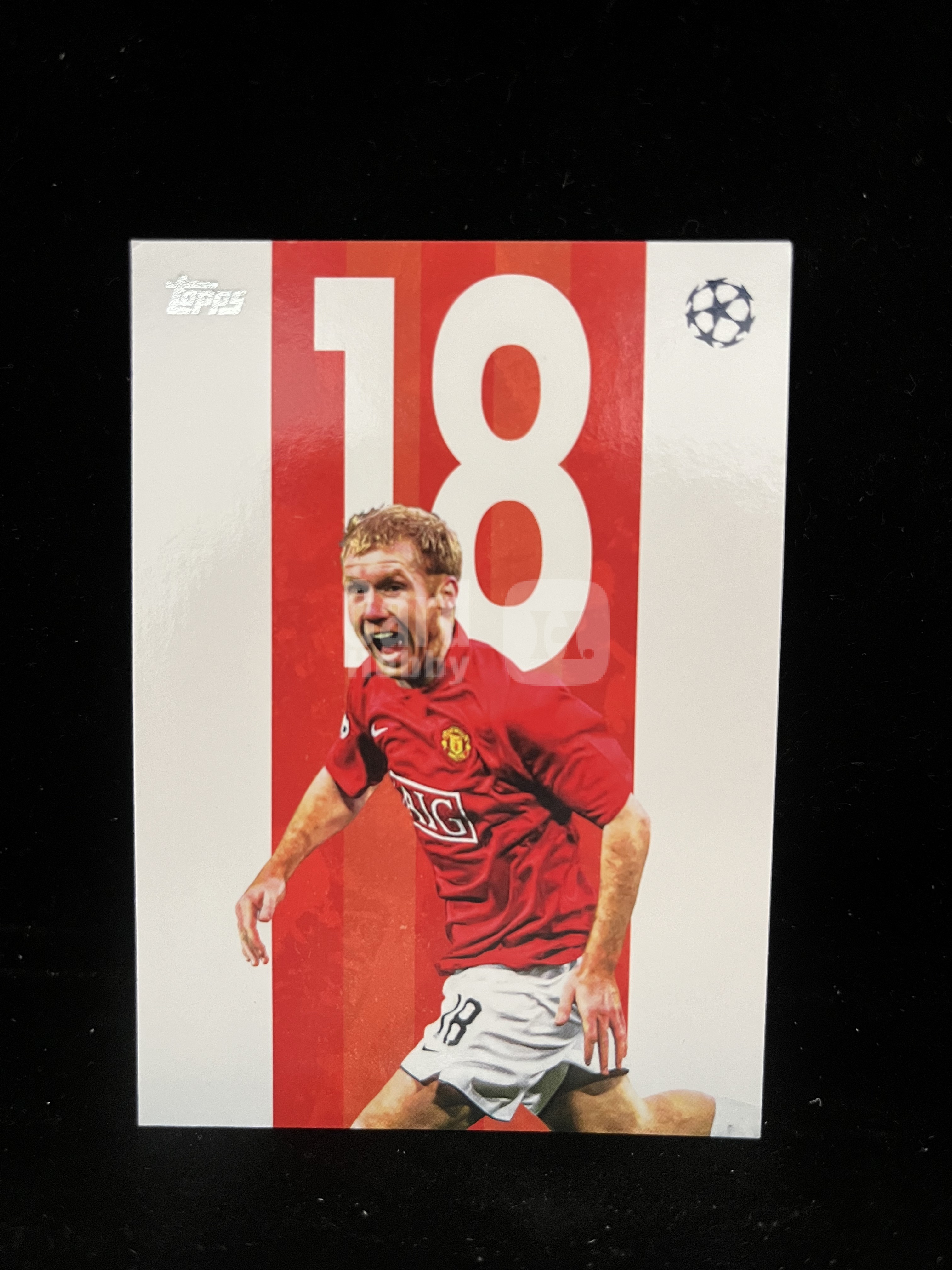 免费代拍 2024 Topps UEFA Champions League 欧冠 斯科尔斯 Paul Scholes 卡品如图#B046