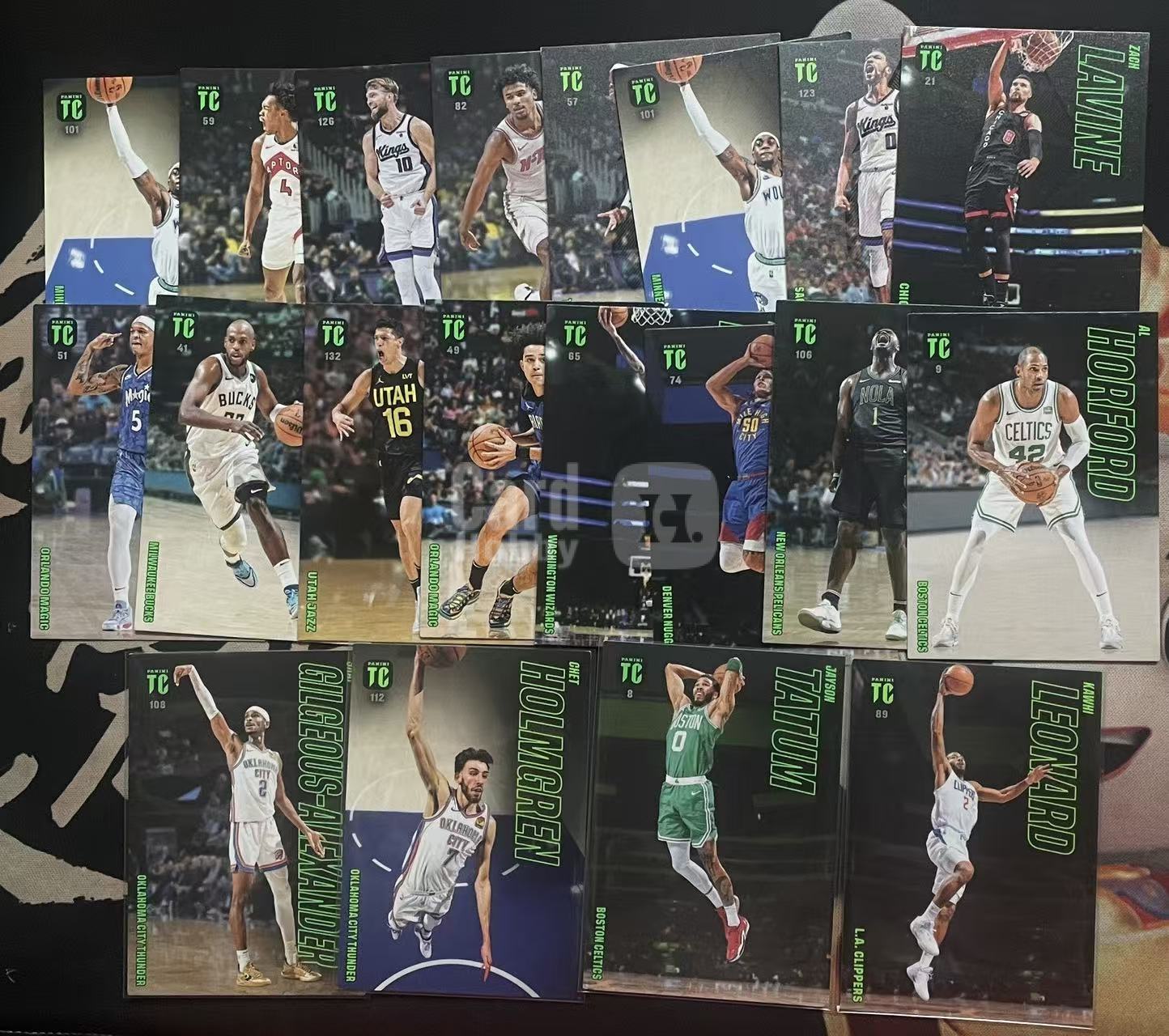 2023-24 Panini top class Jayson Tatum 杰森·塔图姆 切特·霍姆格伦 拉文 伦纳德 吉尔吉斯·亚历山大 tc  base不保卡品 20张打包 值得收藏（猴子卡社）