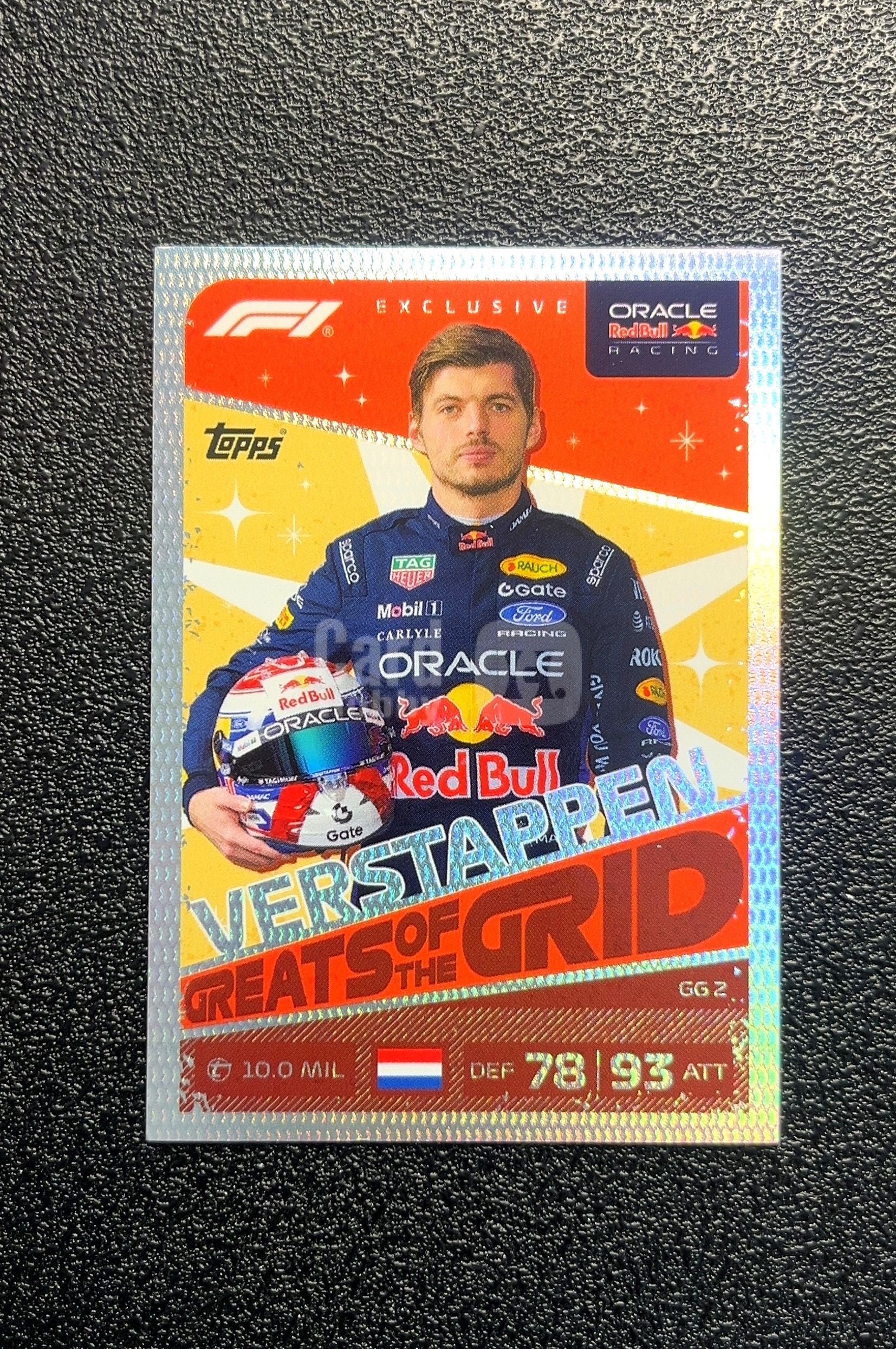 【小白1%代卖】2026 Topps Turbo Attax F1 游戏版 Greats Of The Grid 赛道传奇特卡 Max Verstappen 马克斯·维斯塔潘 银折 0018#607