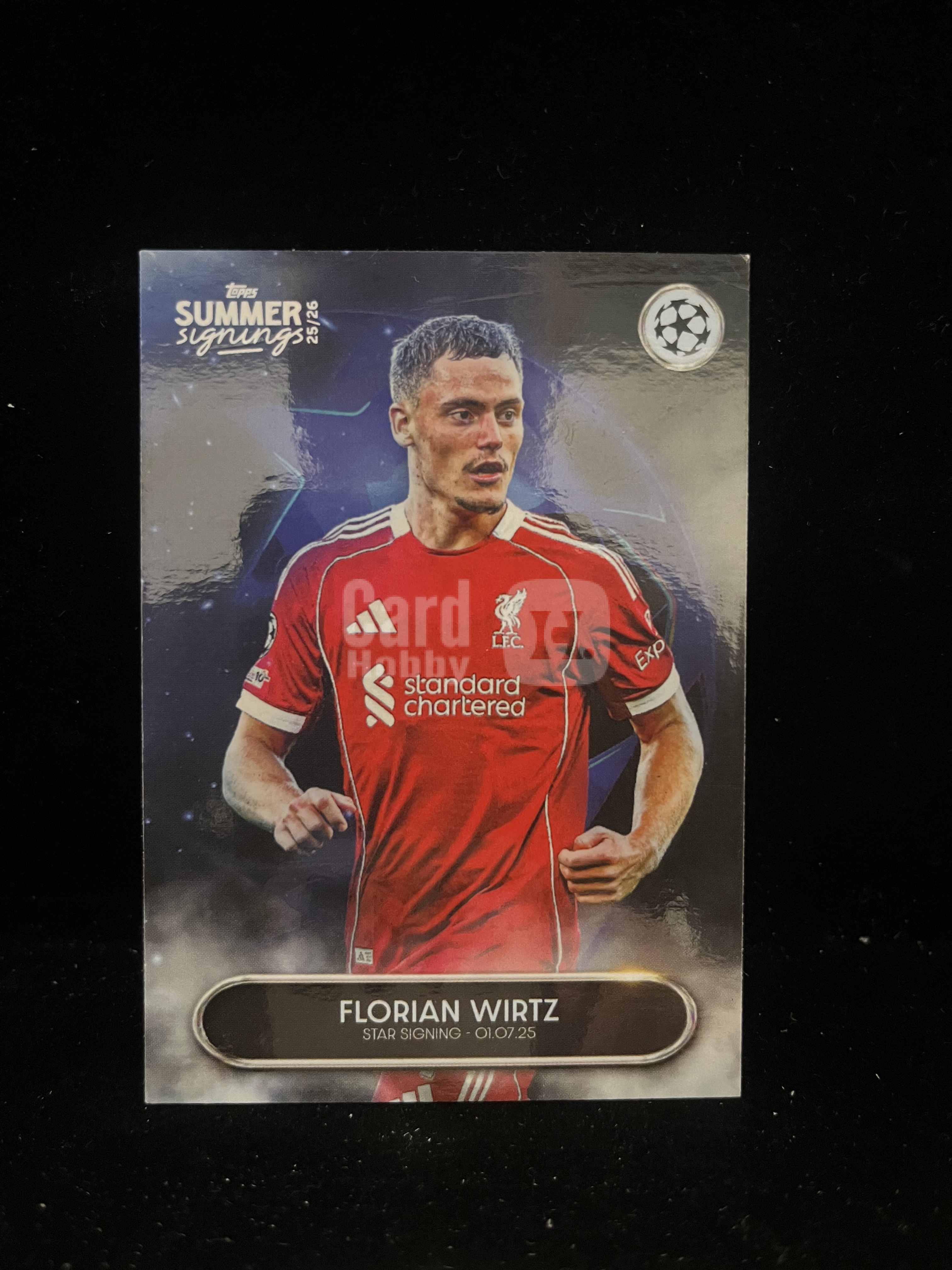 免费代拍 2025 Topps Summer Signings 25 26 欧冠 维尔茨 Florian Wirtz 卡品如图#G025