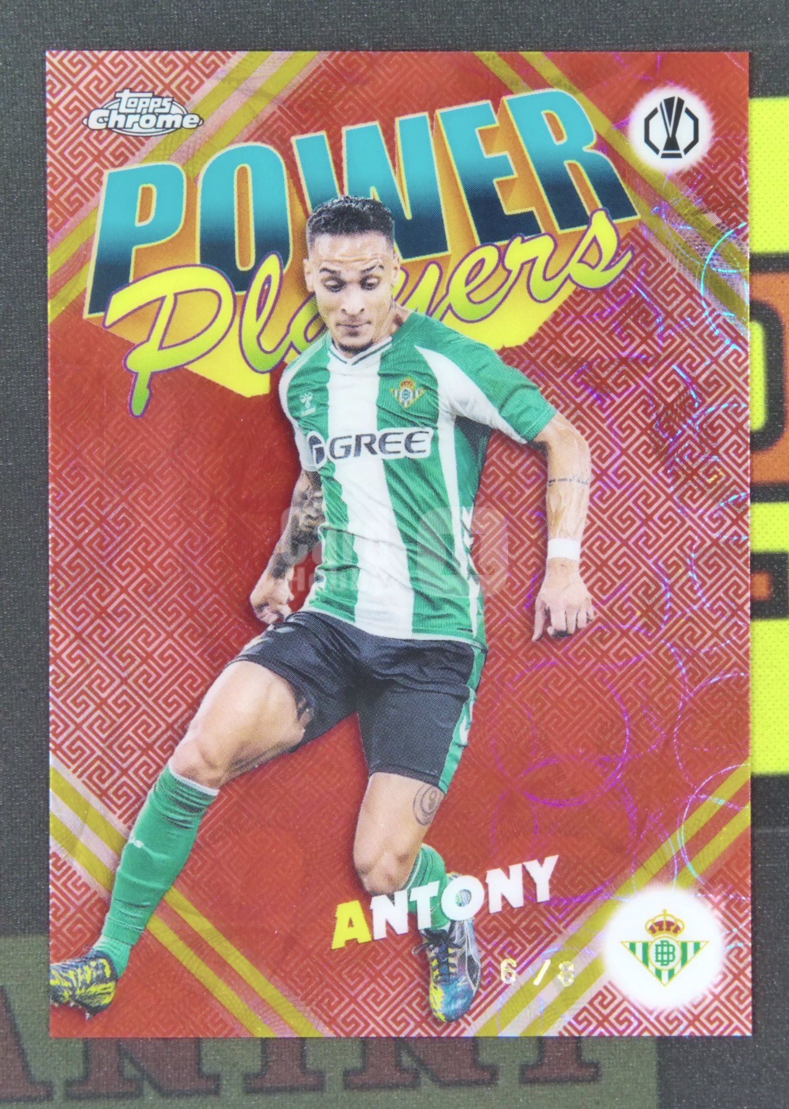 2025-26 Topps Chrome Antony Nirvana Project 安东尼 皇家贝蒂斯 6/8 主力球员特卡 红圈圈 红钱币 红包 TC 卡品如图 M哥¥