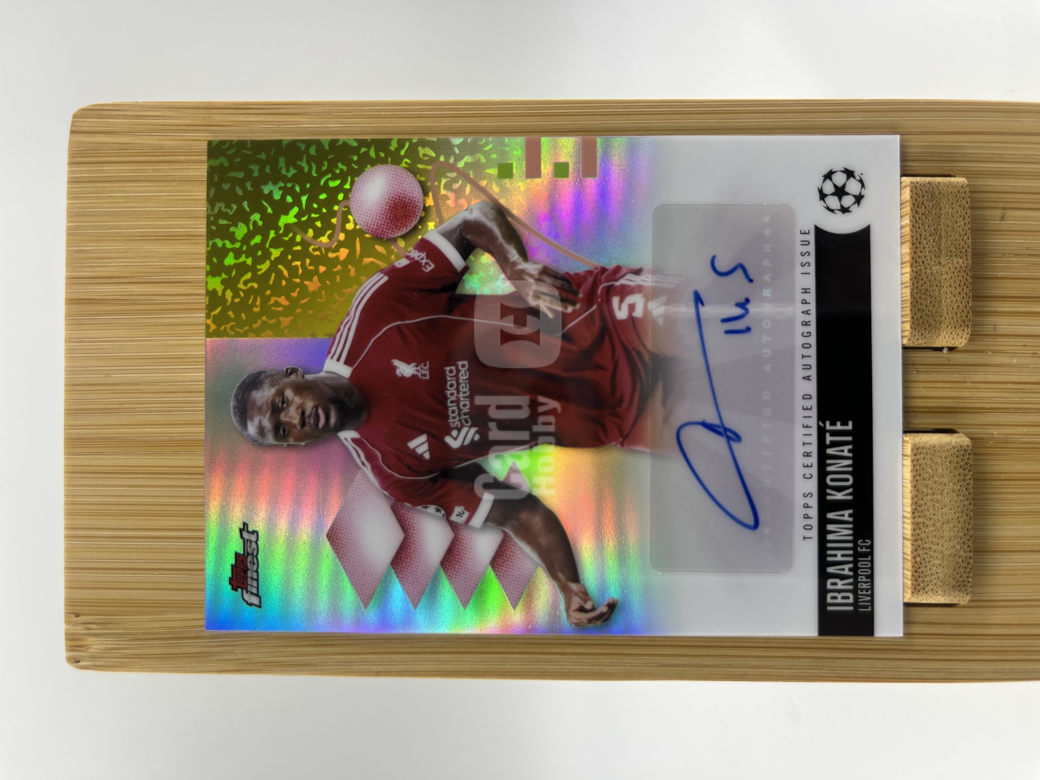 2026 Topps Finest Ibrahima Konate 【#HULK】欧冠Finest 利物浦 易卜拉希马 科纳特 银折 签字 卡品如图【台风代拍】