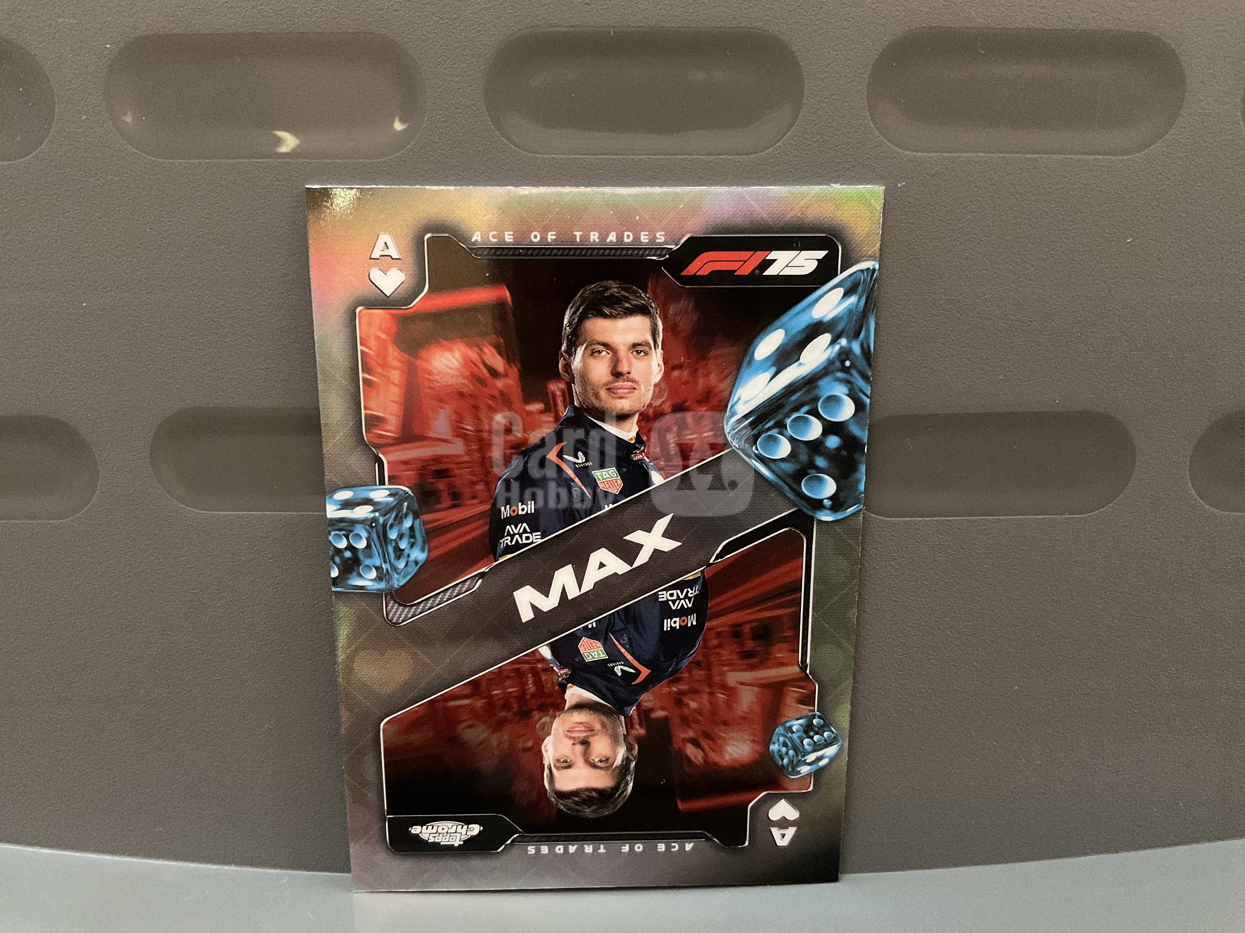 2025 Topps Chrome Max Verstappen #SCA-3 维斯塔潘 马克斯 F1 红牛车队 扑克牌 折射 红牛 赛道王牌 银折 F1方程式赛车
