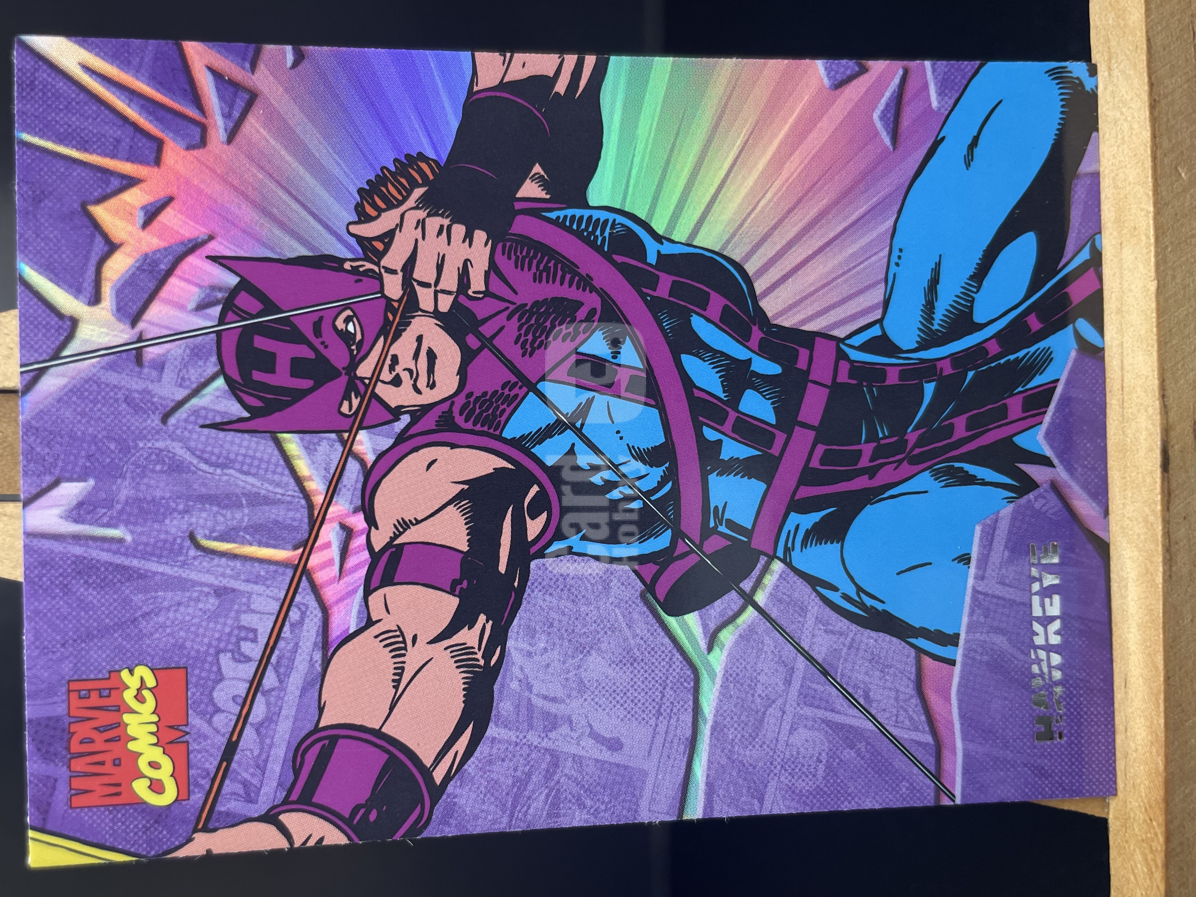 (T2)2023 漫威 FINDNG CARD MARVEL 折射 鹰眼 实卡好看 收藏凑套必备 卡品如图 !!!