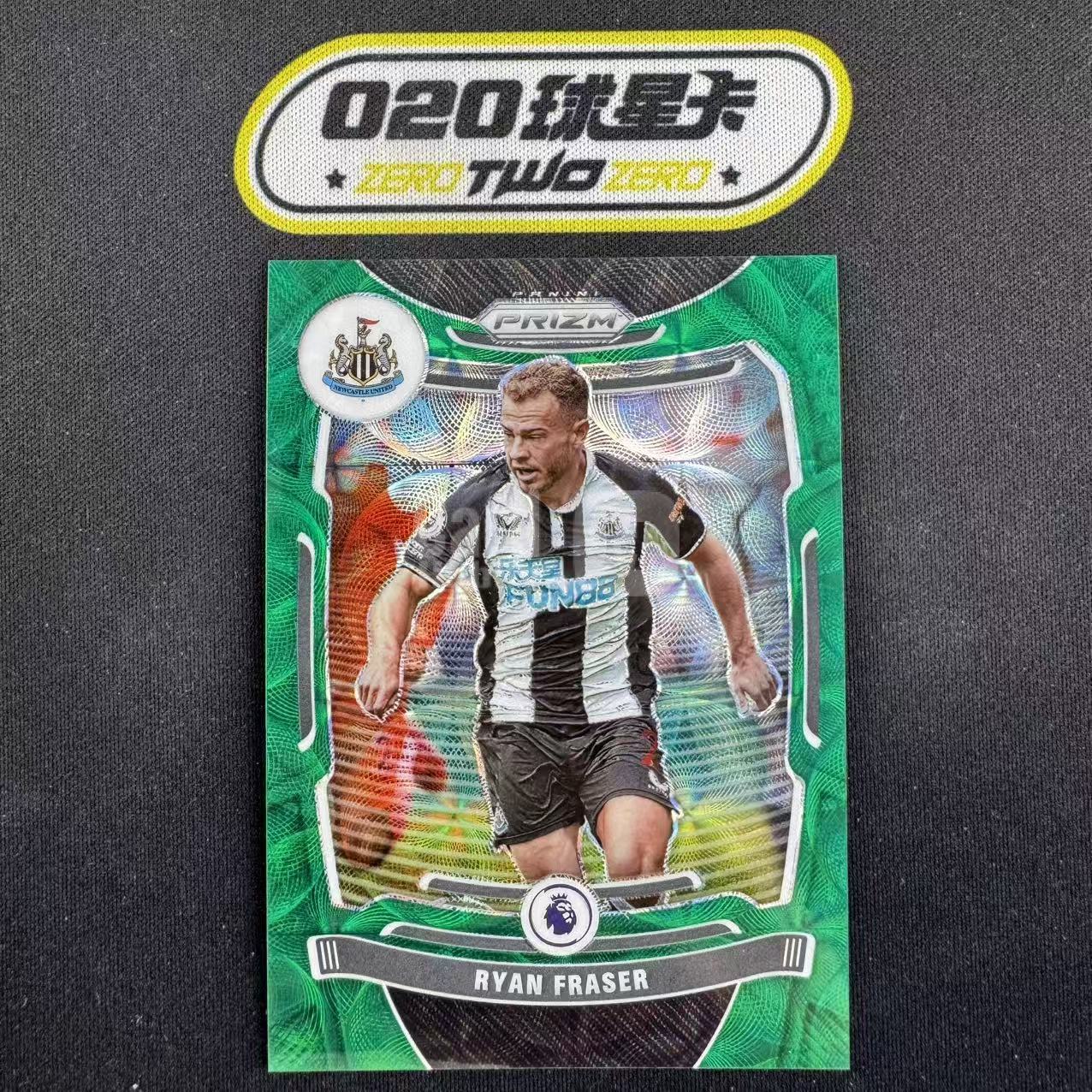 2021-22 Panini Prizm Ryan Fraser 英超Prizm 弗拉泽 4/9编 绿圈圈折 Choice独占 纽卡斯尔(楠)