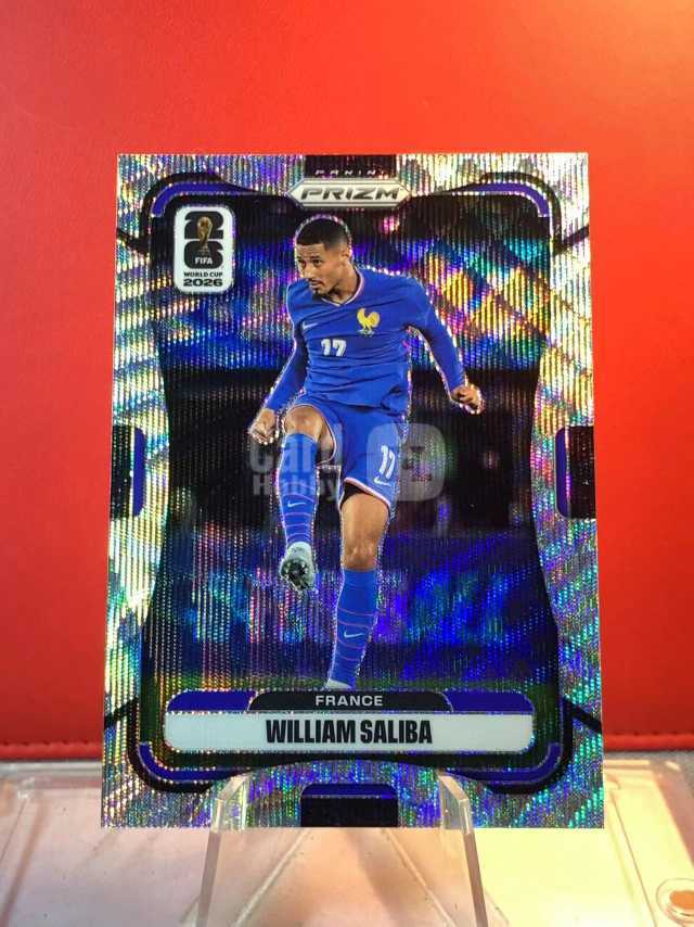 （老末精品代拍) E11 2026 Panini prizm World Cup 世界杯PZ William Saliba 萨利巴 法国🇫🇷 银波纹
