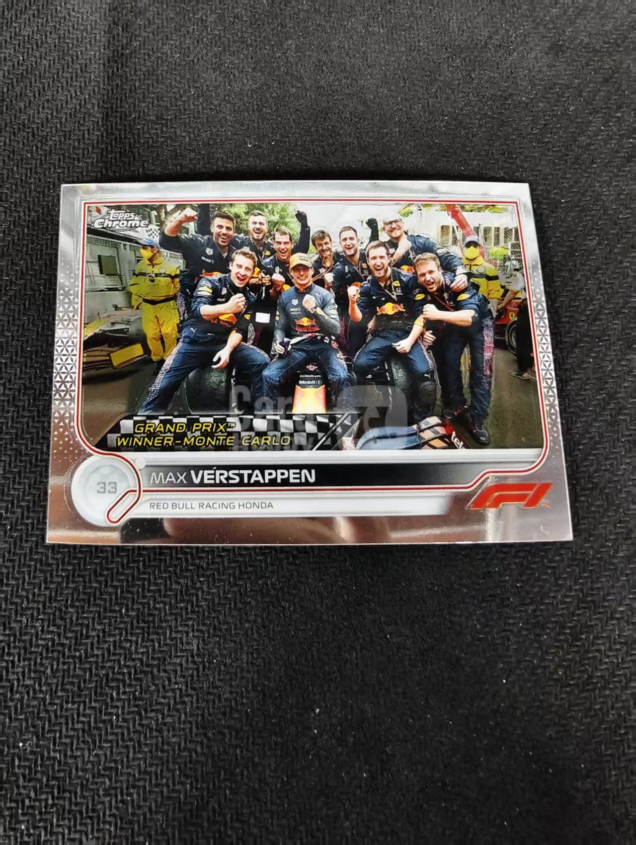 2022 Topps Chrome F1 Max Verstappen 维斯塔潘 红牛 划痕 边角瑕疵 #155