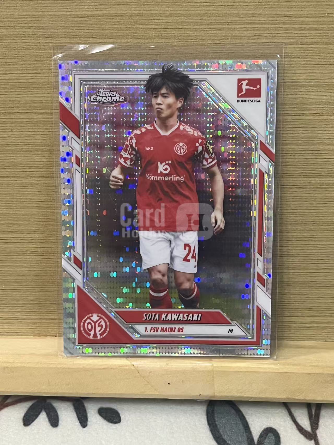2026 Topps Chrome sota kawasaki 川崎飒太 脉冲折 美因茨 银折 德甲 实卡精美 卡品如图 LZ14
