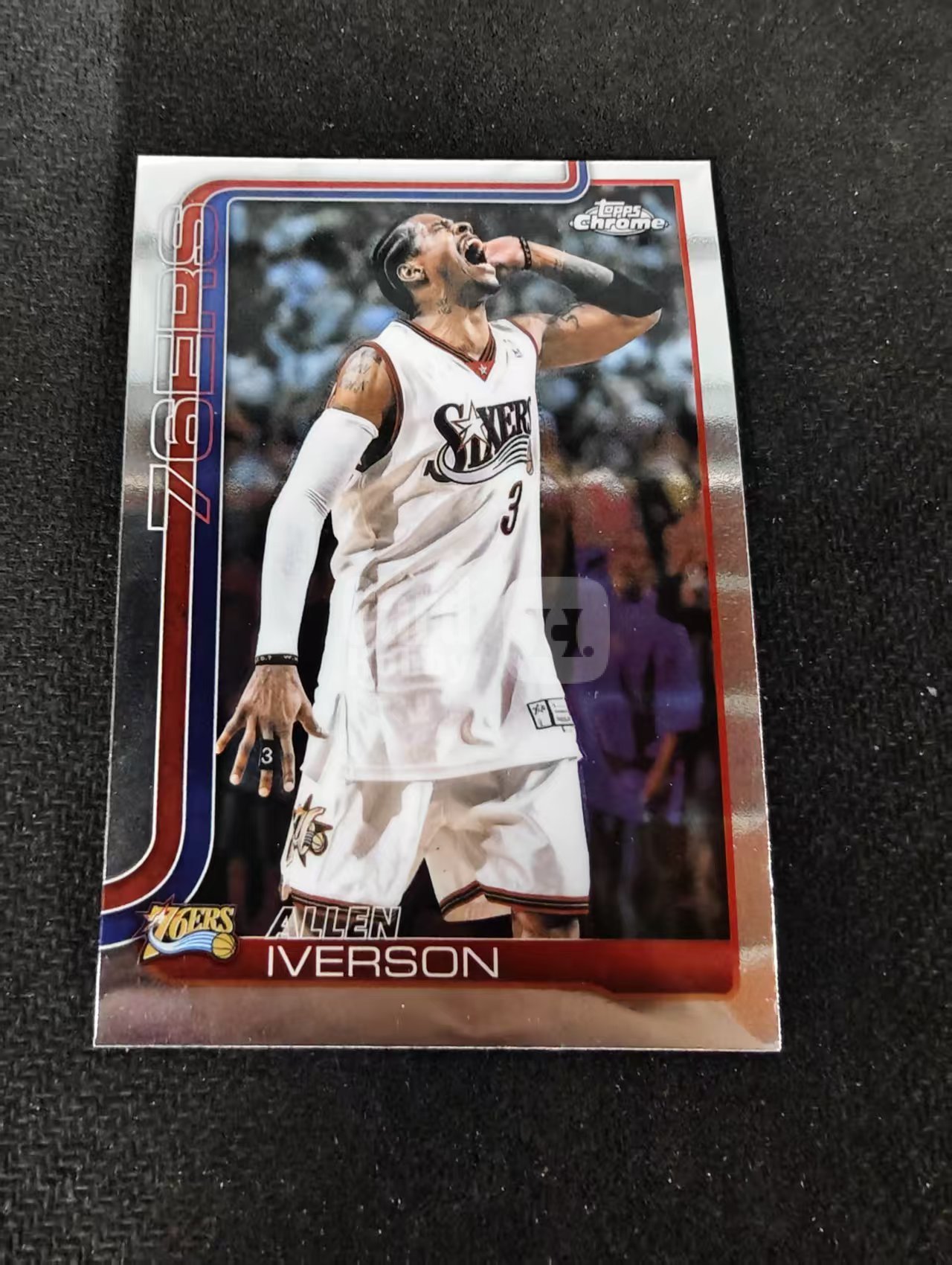 2026 Topps Chrome Update Allen Iverson TCU 艾伦 艾弗森 费城76人 TCU 划痕 边角瑕疵 #145