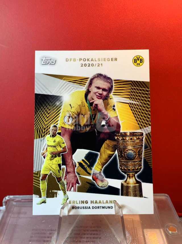 (老末精品代拍) E26 2021 Topps company Inc Torjager 多特蒙德队盒 Erling Haaland 埃尔林 哈兰德 魔人布欧
