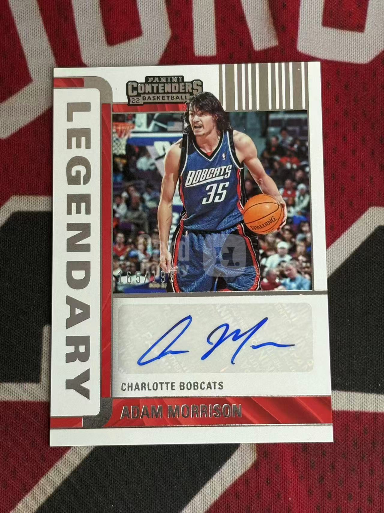 2022-23 PANINI CONTENDERS 球票系列 Adam Morrison 山猫名宿 亚当莫里森 199编 签字卡 传奇签 专收凑套必备【烂臭嘴拍卖】