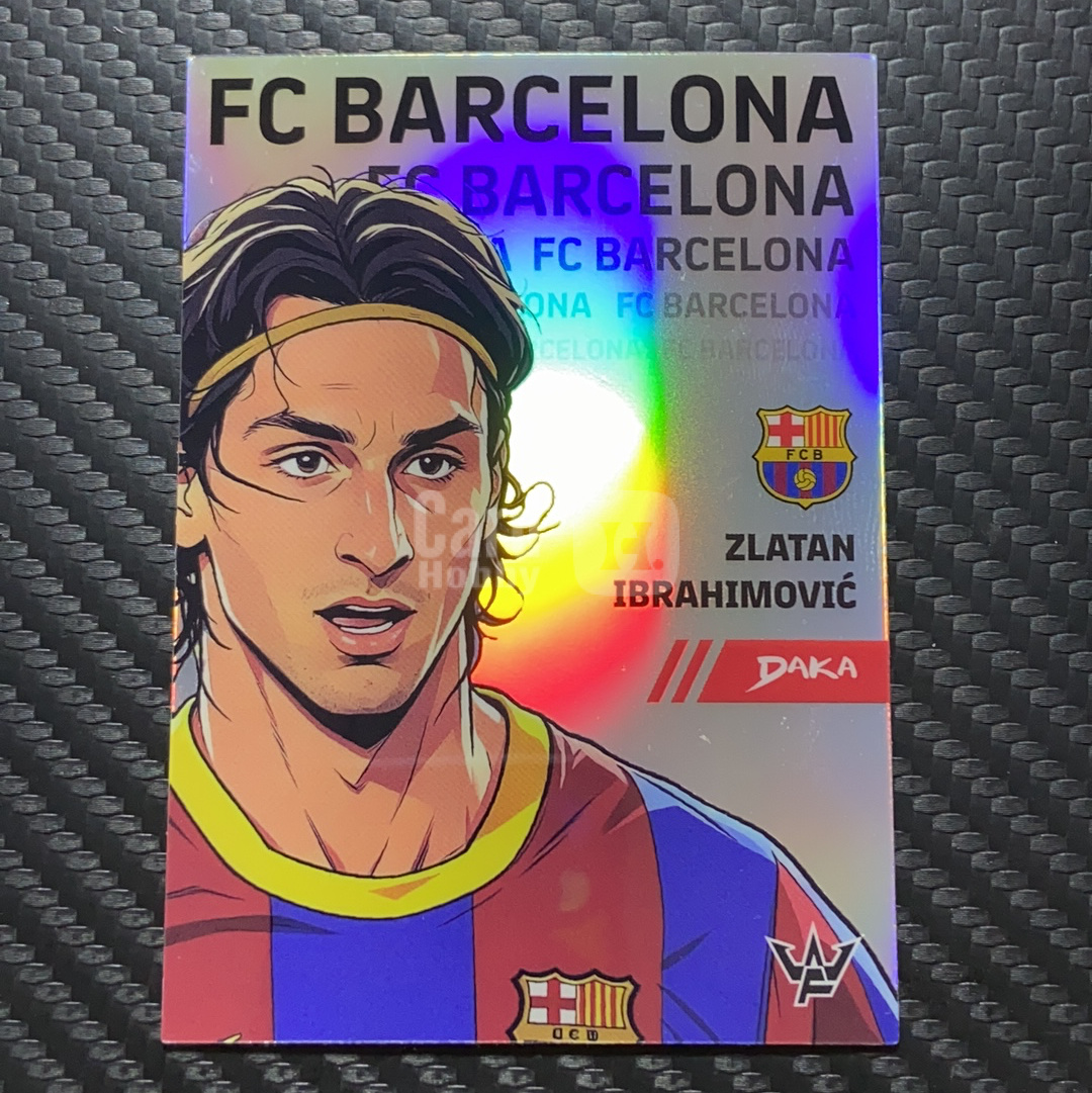 【小牛代拍】2026 DAKA 巴萨队盒 Zlatan Ibrahimovic 伊布拉希莫维奇 巨星漫像 硬卡 银折 223/250编 卡品如图(男)