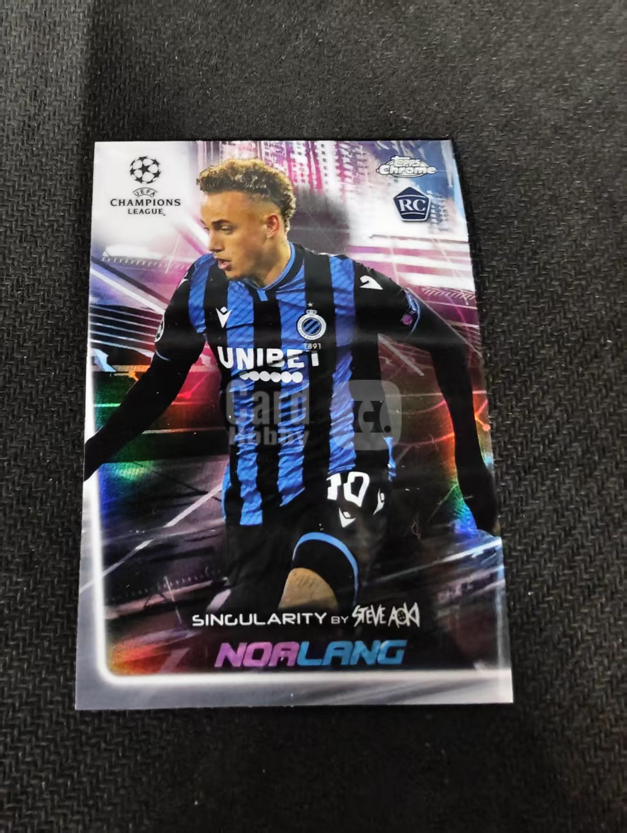 【可合并,不累计】2021 Topps Chrome noa lang 布鲁诺 诺阿 朗 RC 新秀 欧冠 银折 划痕 边角瑕疵