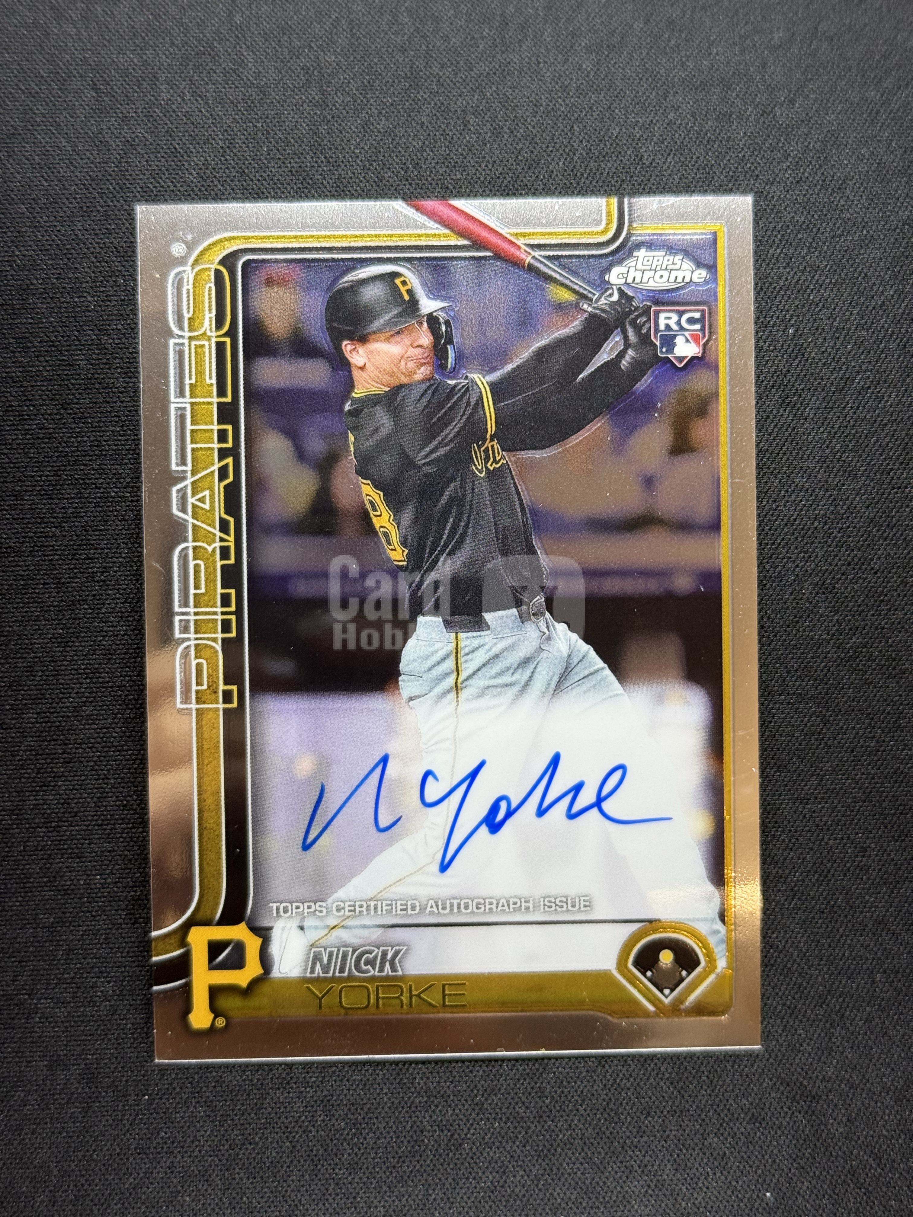2025 Topps Chrome Nick Yorke RC 【小贝代拍】棒球 MLb 新秀 海盗 尼克 约克 签字 卡签 瑕疵如图 拍前看描述 H EW