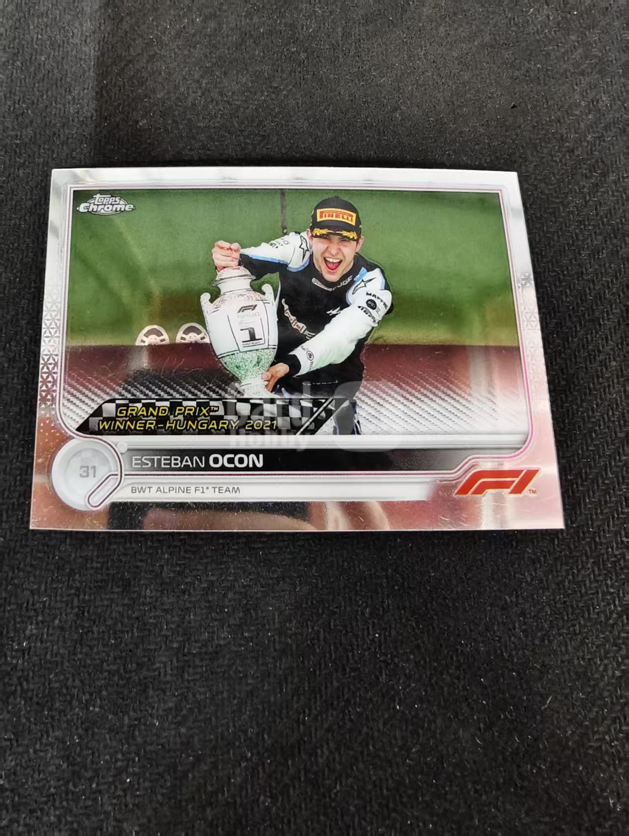 2022 Topps Chrome Esteban Ocon F1 阿尔滨车队 埃斯特班 奥康 划痕 边角瑕疵 #161