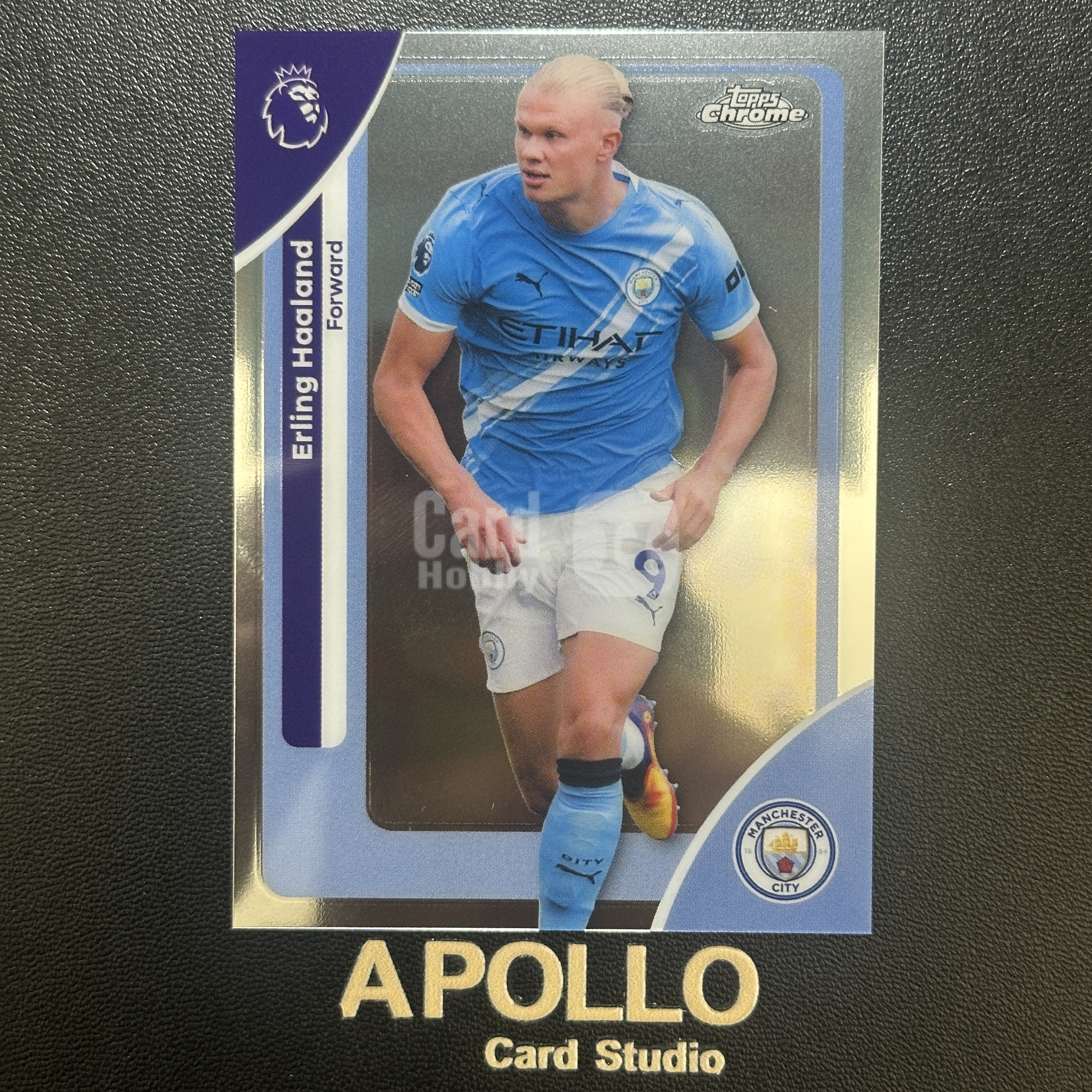2025-26 Topps Chrome Erling Haaland 哈兰德 英超TC 曼城 官方兑换代金券 卡品如图#Chan