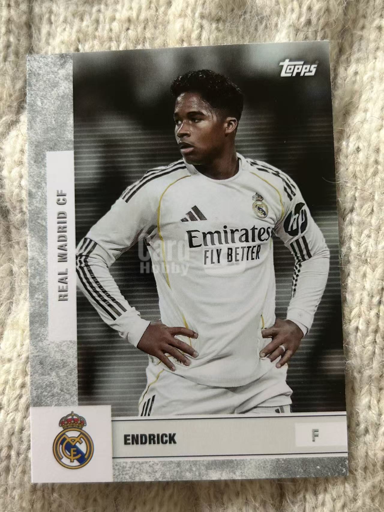 2024 Topps 皇马队盒 Jeff Hendrick 恩德里克 - 皇马巴西新星前锋,天赋出众,速度与射术兼备,足坛备受期待的年轻天才,凑套必备