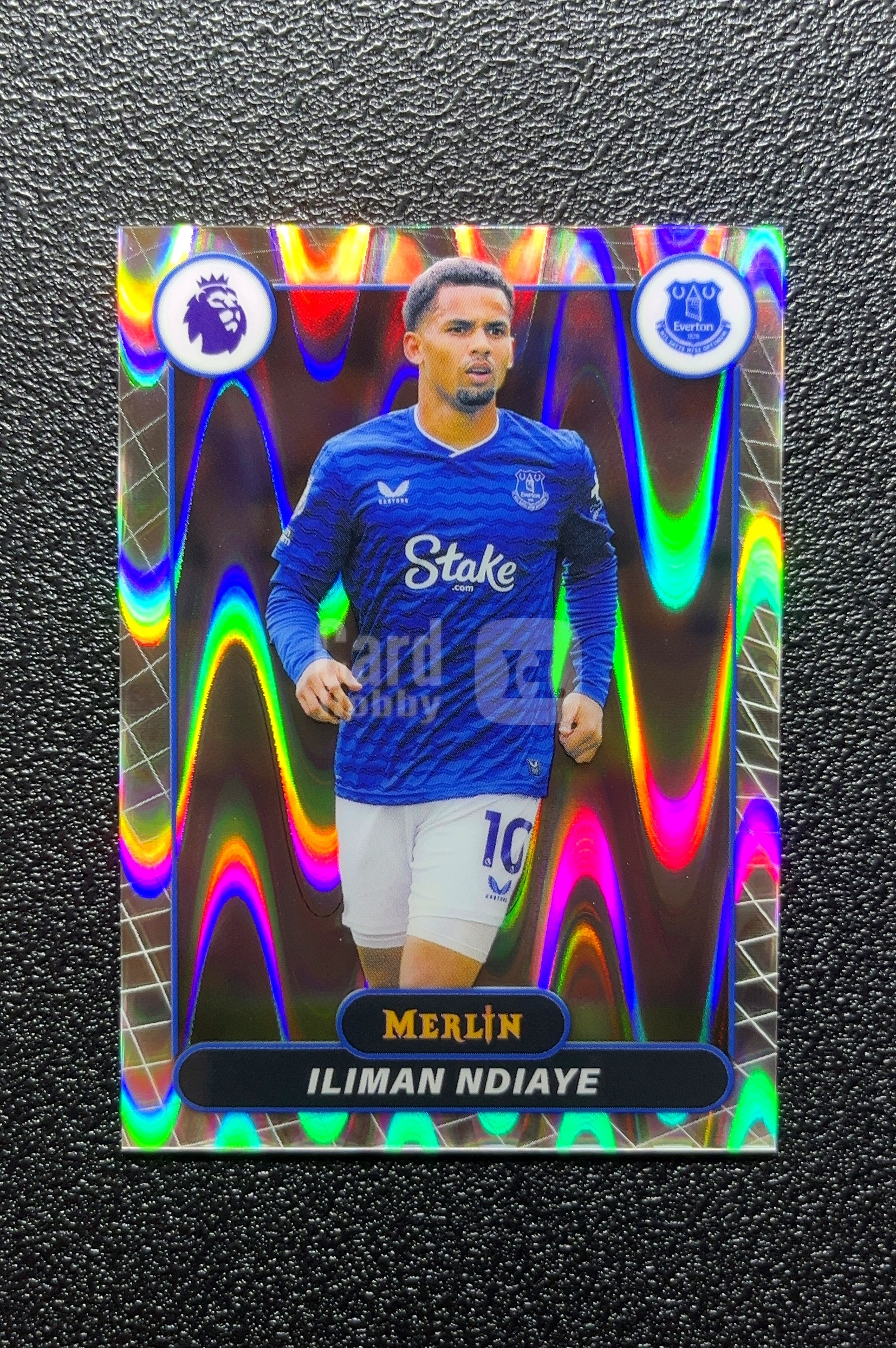 【小白1%代卖】2026 Topps Merlin Iliman Ndiaye 伊利曼·恩迪亚耶 银变形虫折 折射 卡品如图 高价值 #82 Everton 埃弗顿 0802