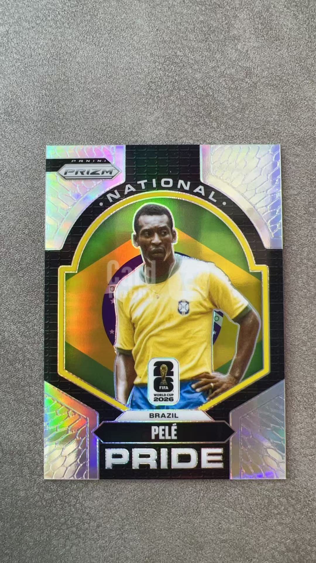 8231【330球星卡实体店代卖】2026 帕尼尼 PRIZM WORLD CUP 世界杯 Pele 球王 贝利 巴西 传奇 国家荣耀 大比例 SSP 仅顺丰寄付 (HSBC)