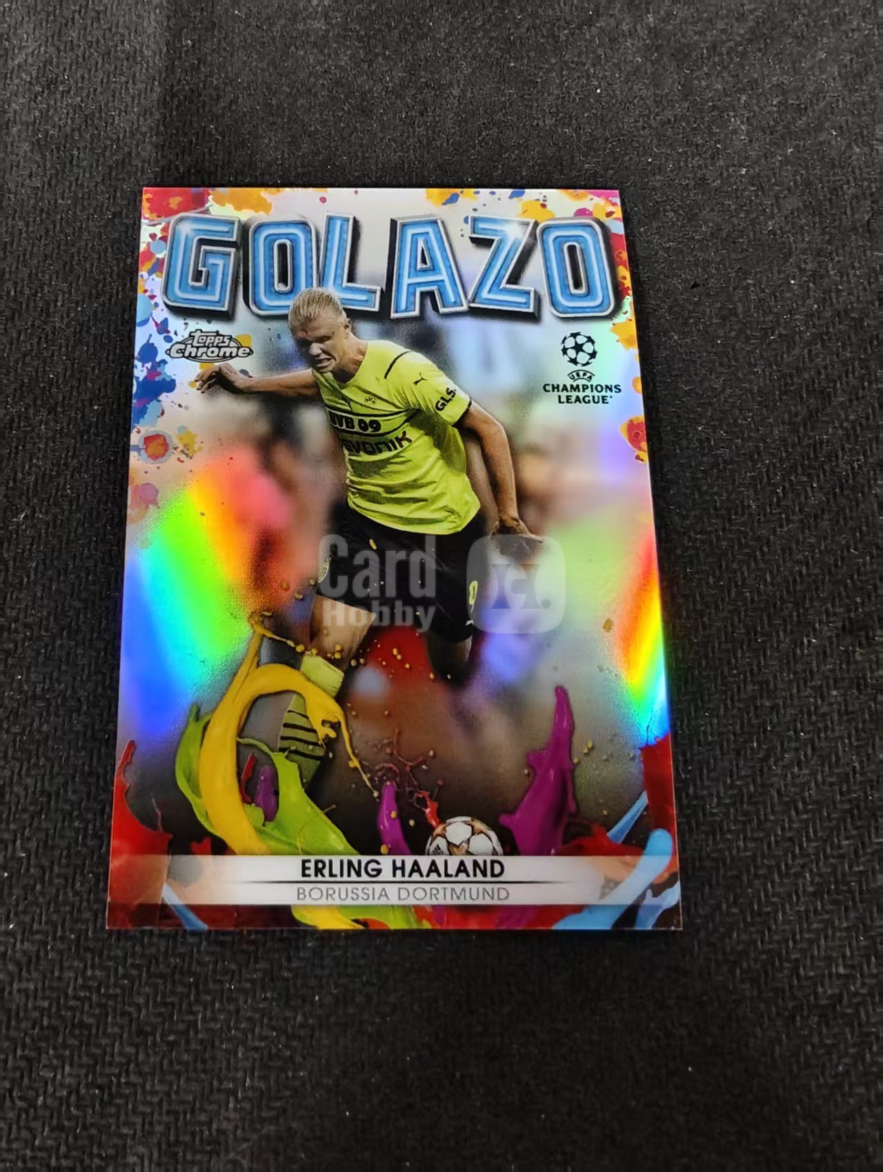 【可合并,不累计】2022 Topps Chrome Erling Haaland 埃尔林 哈兰德 曼城 挪威 魔人布欧 GOLAZO特卡 银折 不保卡品 介意勿拍