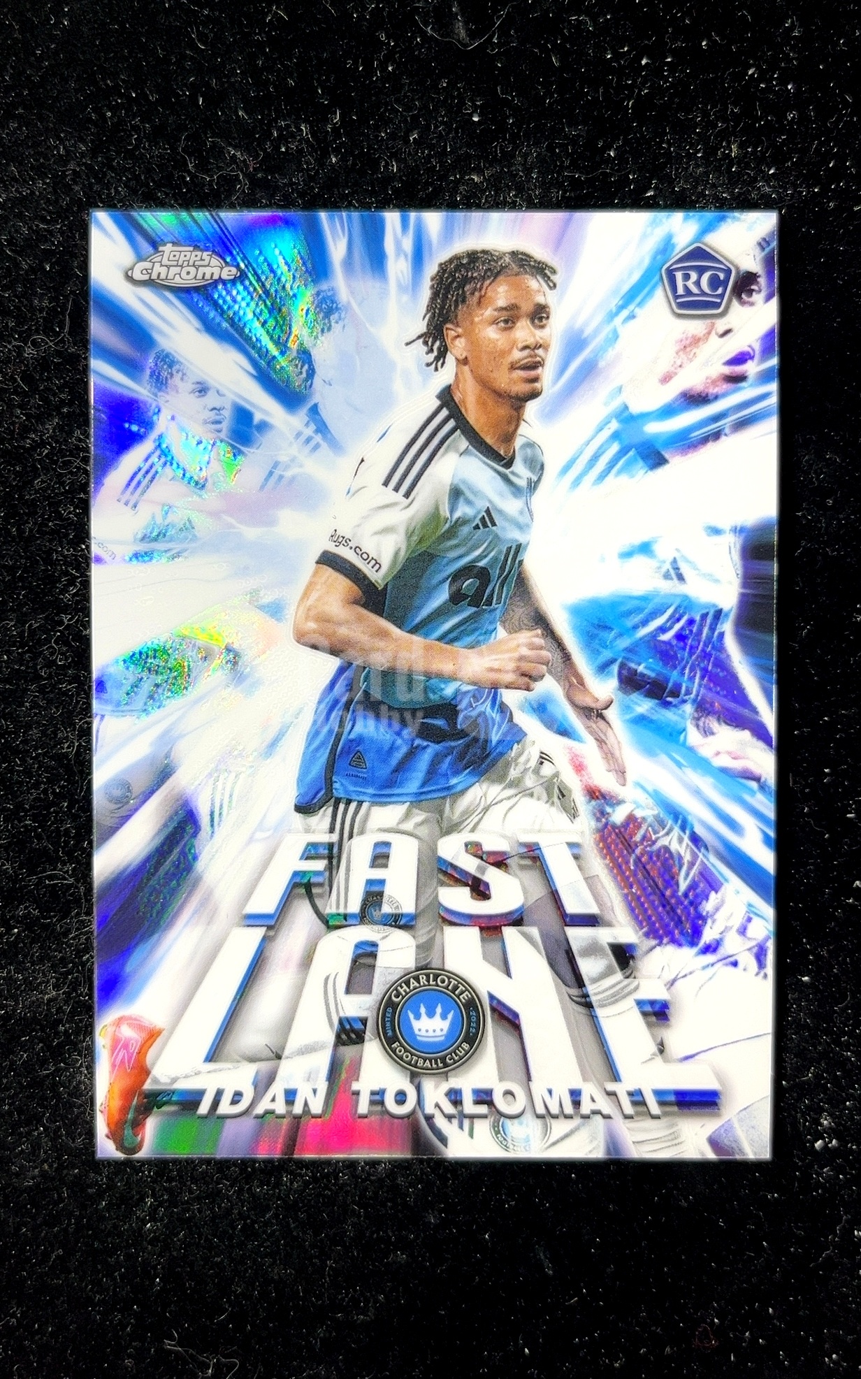 【小白1%代卖】2025 Topps Chrome Fast Lane 快车道特卡 IDAN TOKLOMATI 伊丹·托克洛马蒂 银折 折射 极具价值 收藏必备 #FL-25 0607