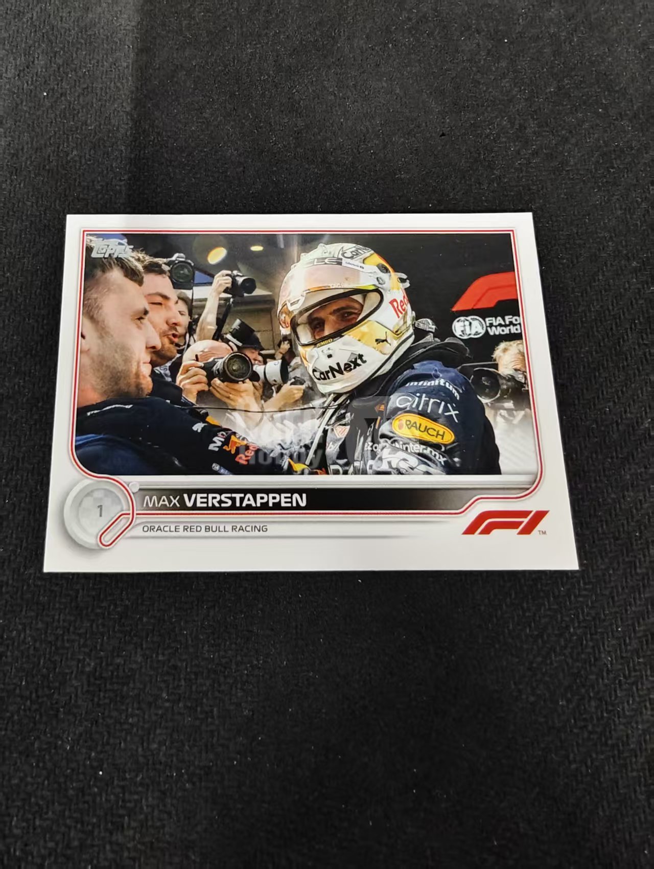 2022 Topps Chrome F1 Max Verstappen 维斯塔潘 红牛 划痕 边角瑕疵 @4