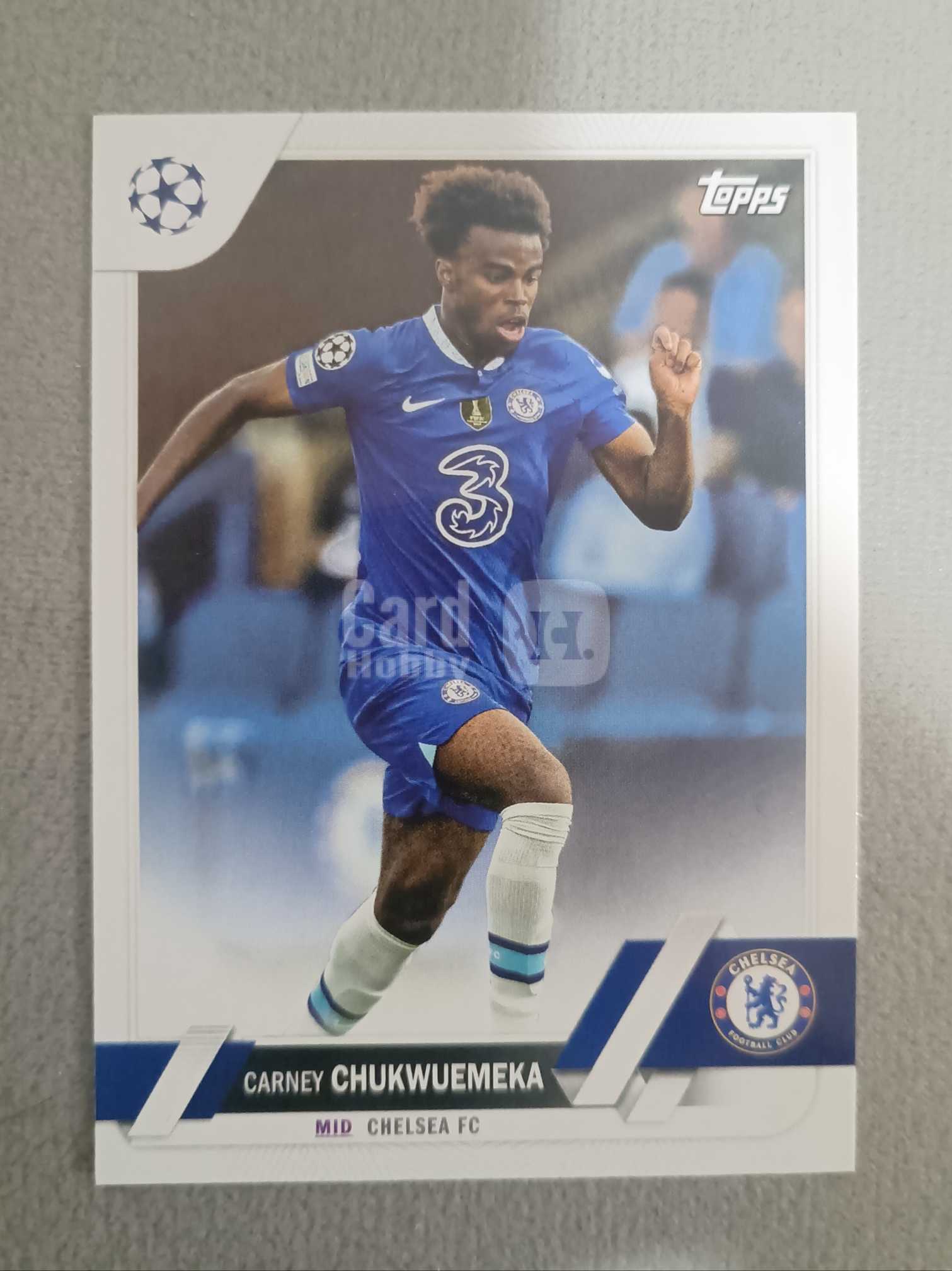 2023 Topps UEFA Champions League Carney Chukwuemeka 【接代拍】UCC base 纸卡 卡尼·丘库埃梅卡 奥地利🇦🇹 切尔西 阿斯顿维拉 多特蒙德