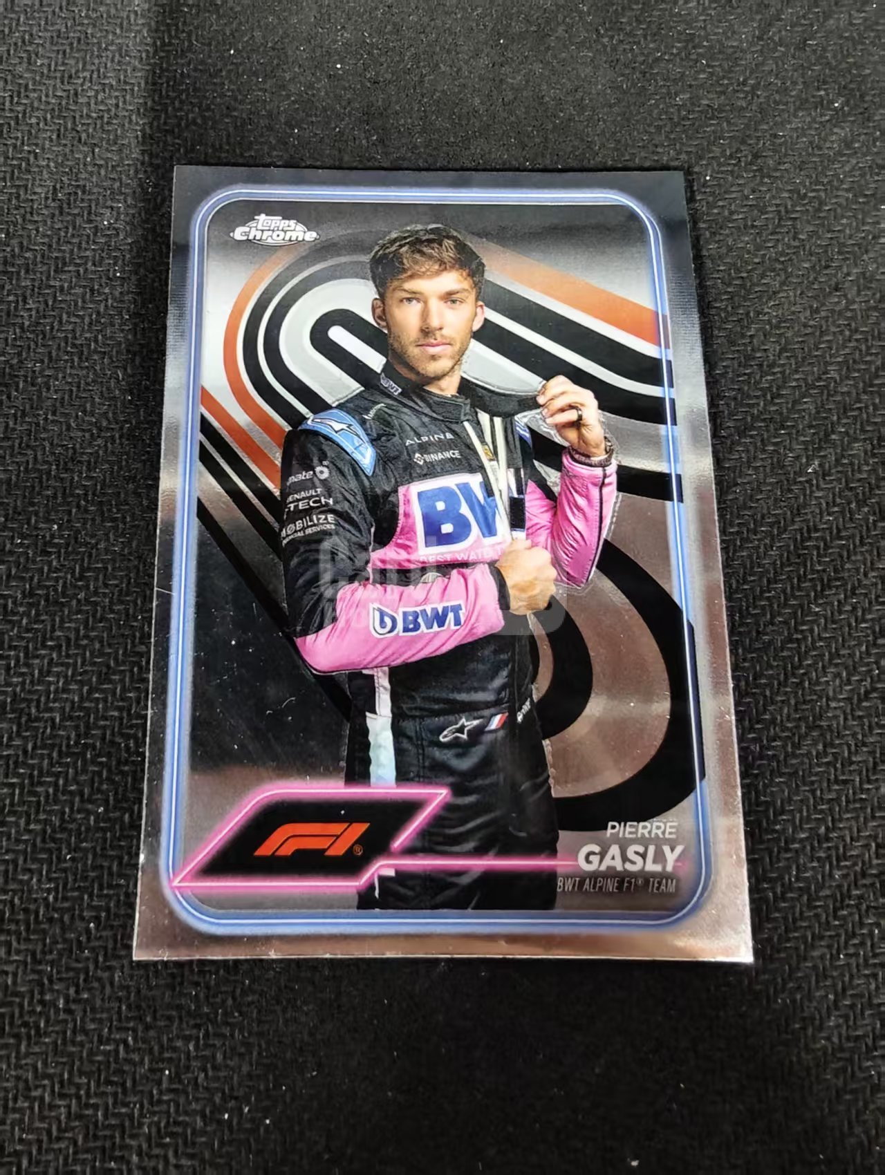 2024 Topps Chrome F1 Pierre Gasly 皮埃尔 加斯利 划痕 边角瑕疵 #10