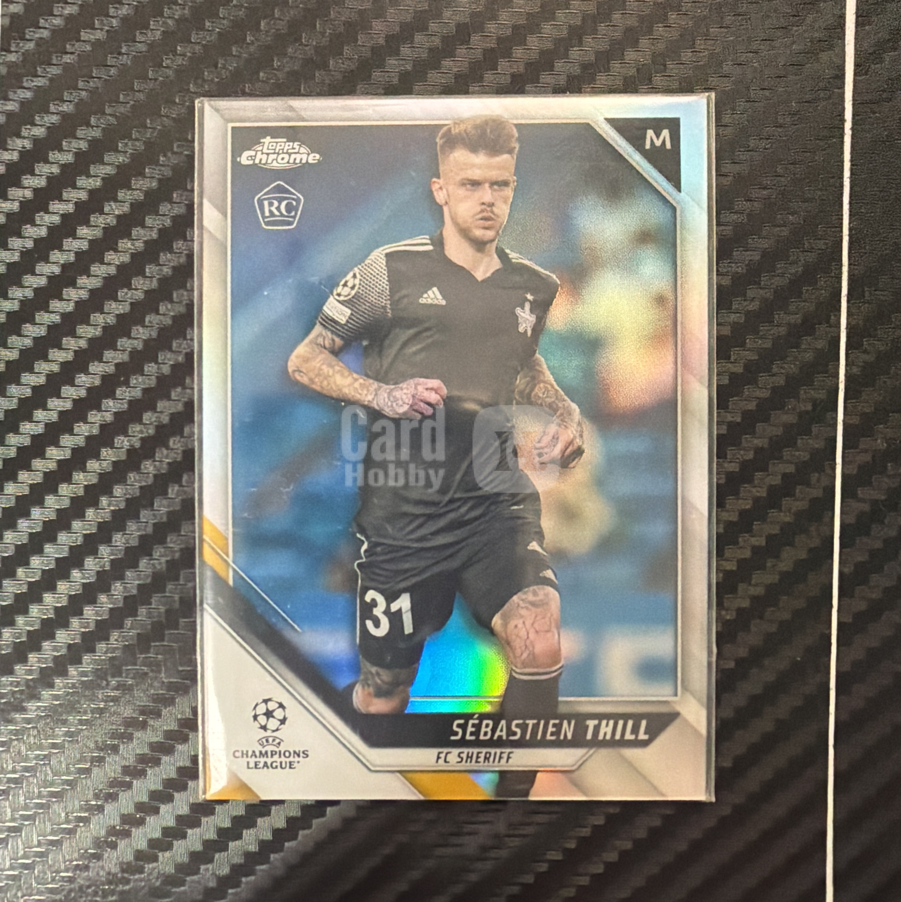2022 Topps Chrome Sebastien Thill RC 塞巴斯蒂安 蒂尔 欧冠Chrome 银折 新秀 谢里夫 卢森堡