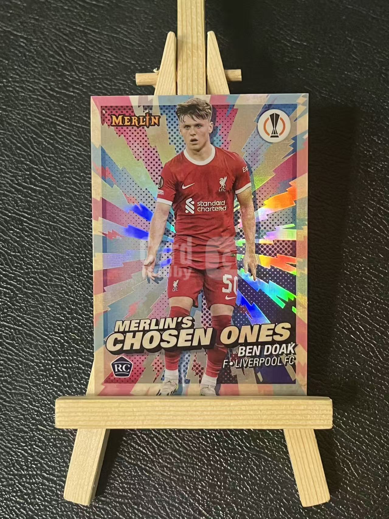 2024 Topps merlin Ben Doak RC 多克 新秀 利物浦 特卡 欧冠 梅林 银折 实卡精美 卡品如图 LZ5