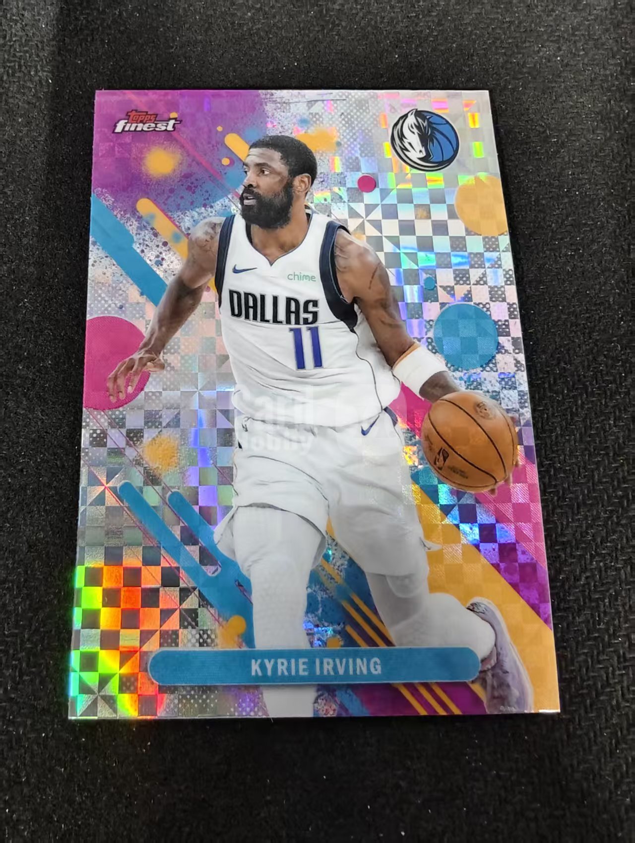 2026 Topps Finest Kyrie Irving 独行侠 凯里 欧文 欧神仙 格子折 棋盘折 折射 一级 瑕疵如图
