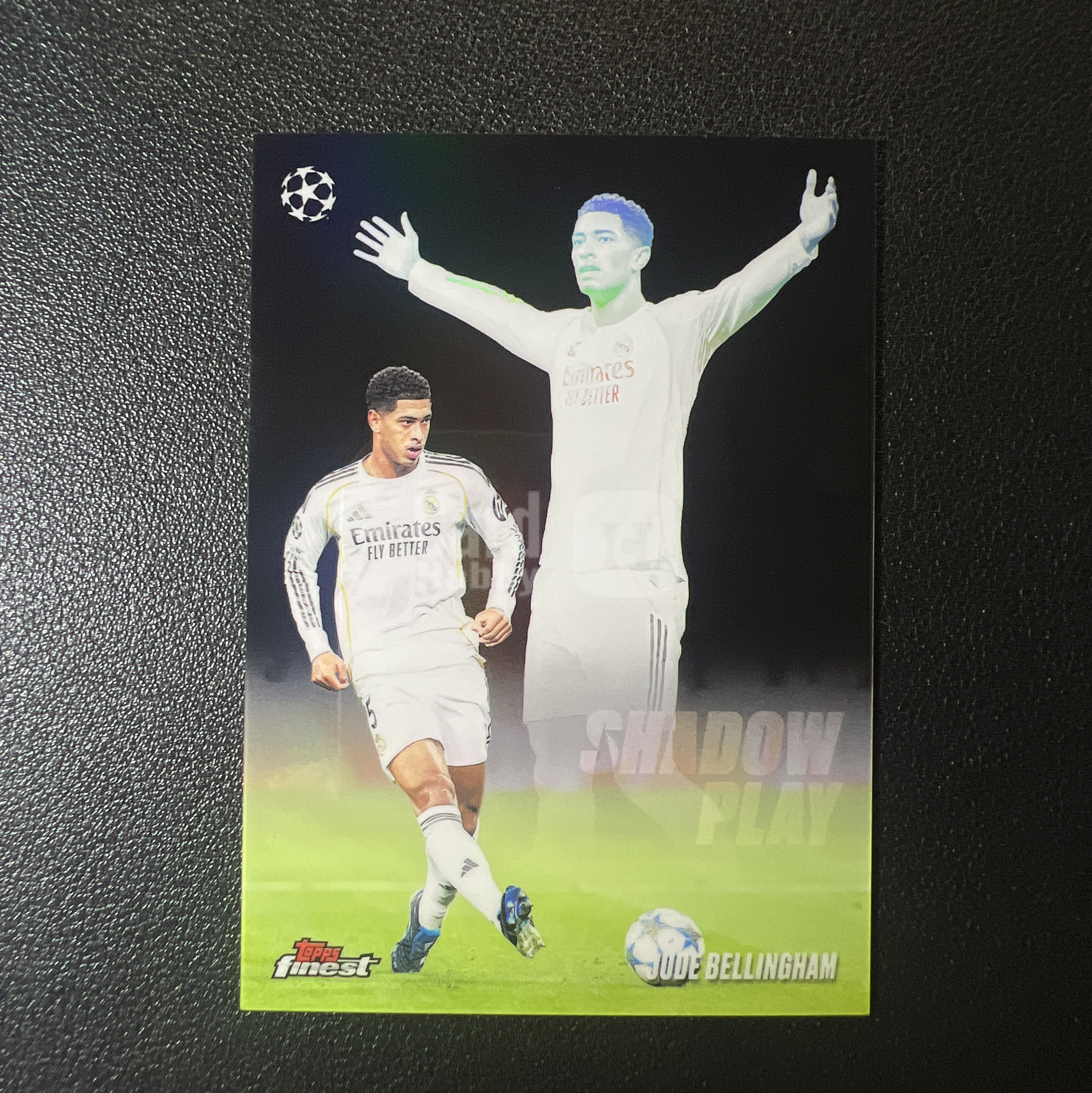 【鲨鱼代卖】2026 Topps Finest Jude Bellingham 皇马 英格兰 贝林厄姆 欧冠 折射 大比例 光影 Finest Shadow Play 轻印-FY7300