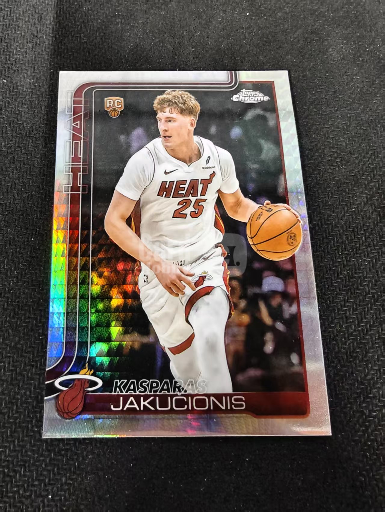 2026 Topps Chrome Update TCU 热火 Kasparas Jakucionis 卡斯帕拉斯 亚库契奥尼斯 新秀RC hyper折 瑕疵如图