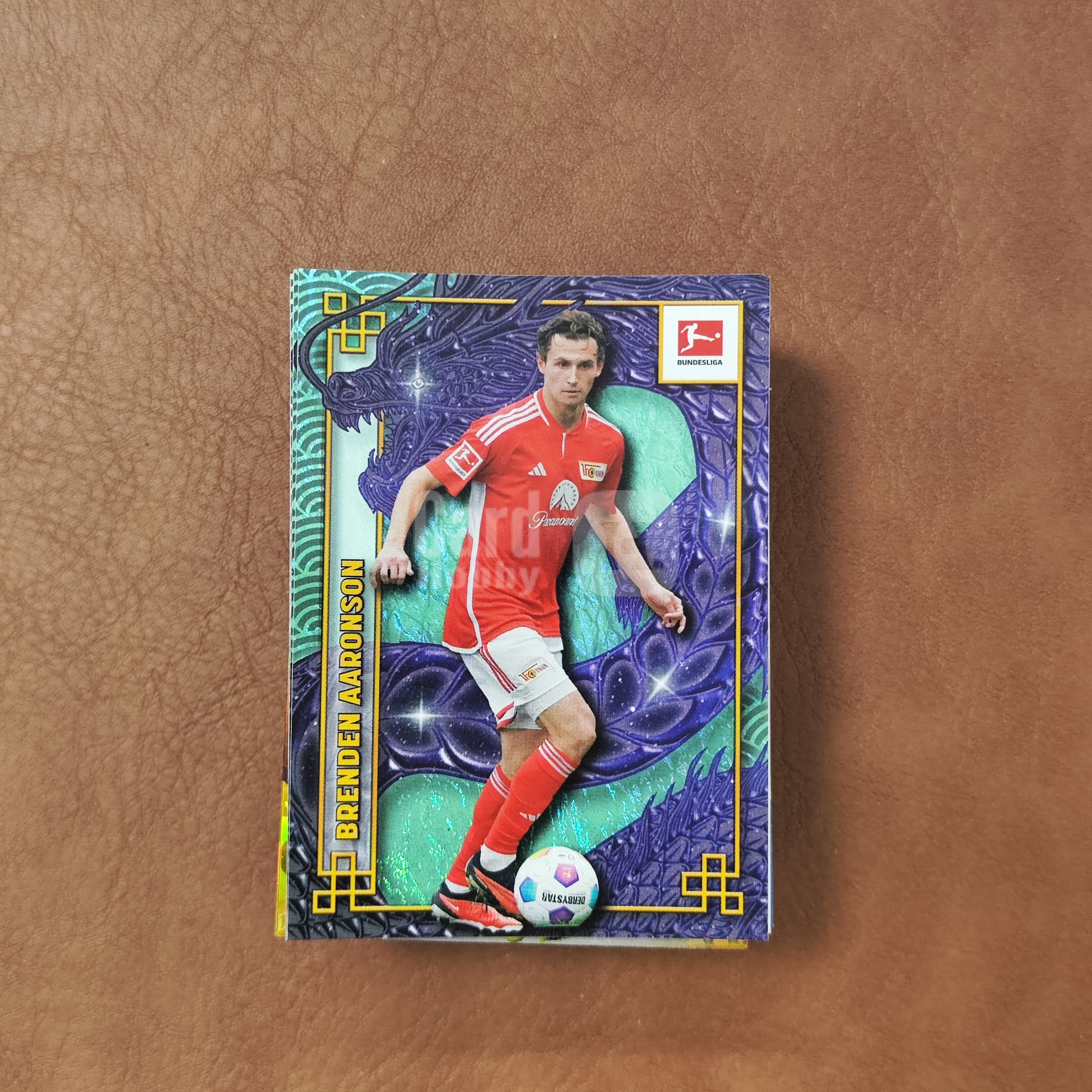 2024 【YM拍卖-代卖/回收】 topps 折射 Brenden Aaronson 布伦登 阿伦森 美因茨  德甲碧玉 龙特卡 Y0094