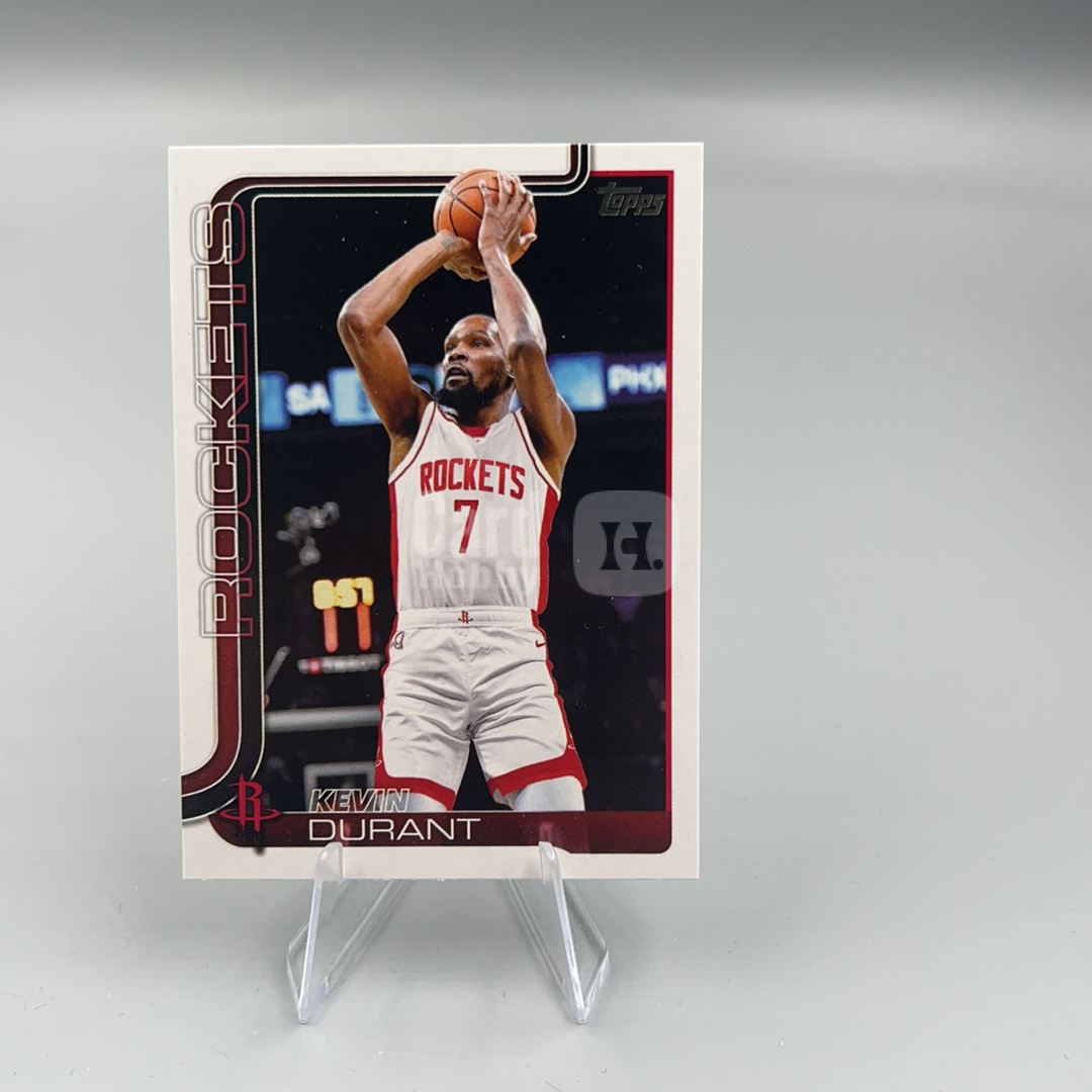 2025 Topps Topps Kevin Durant I【顺丰速运 只合并不累计】TOPPS 火箭 死神 杜兰特 base