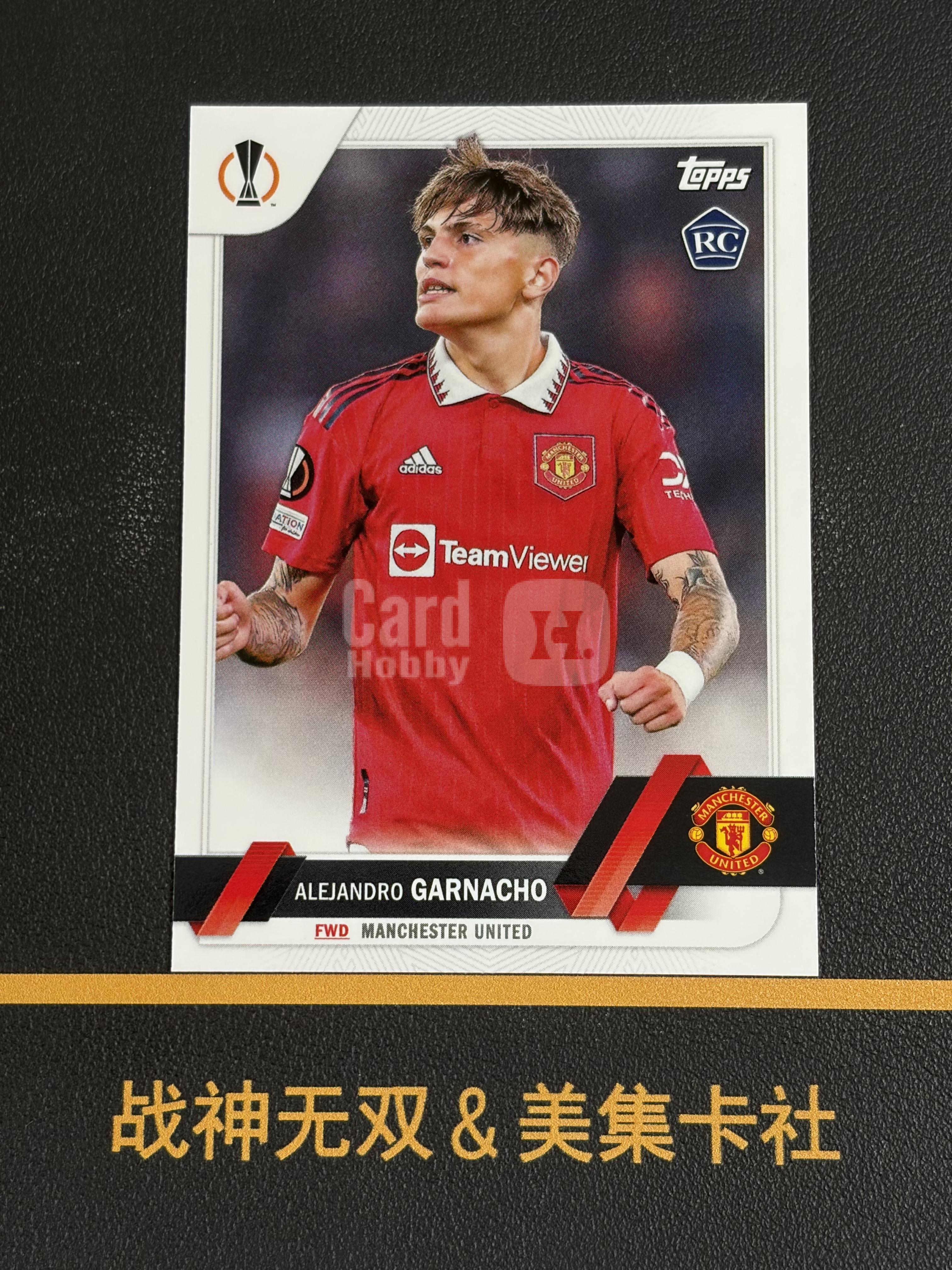 2023 Topps Chrome Alejandro Garnacho RC 欧冠TC 曼联 新秀 加纳乔 新秀 变化版 大比例 ssp 切尔西 战神无双(破境)