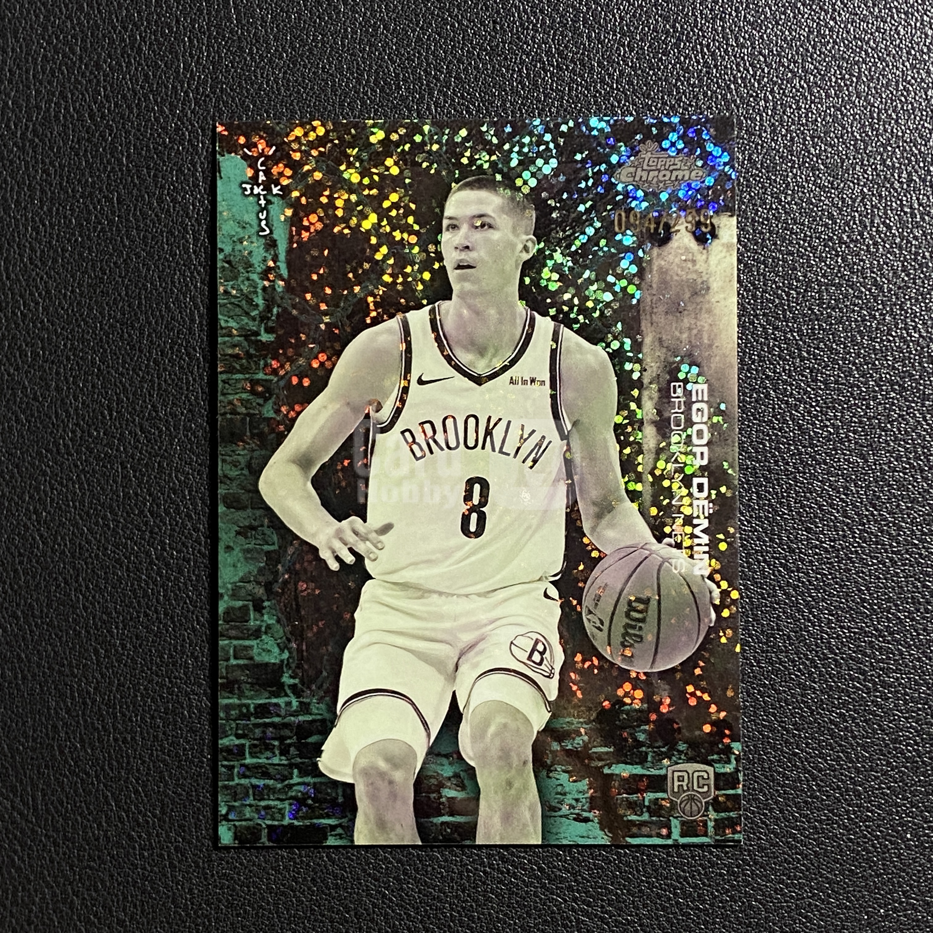 【伦子】2026 TOPPS  Cactus Jack 联名盒 RC 新秀 篮网 Egor Demin 叶戈尔 杰明 德明 299编 碎闪折 base 瑕疵见图 SAMM-06