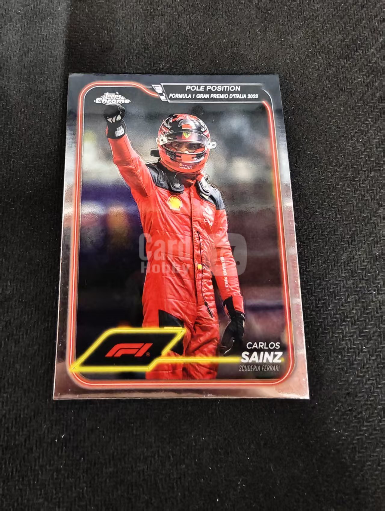 2024 Topps Chrome Carlos Sainz 卡洛斯 赛恩斯 法拉利车队 F1 划痕 边角瑕疵 #157