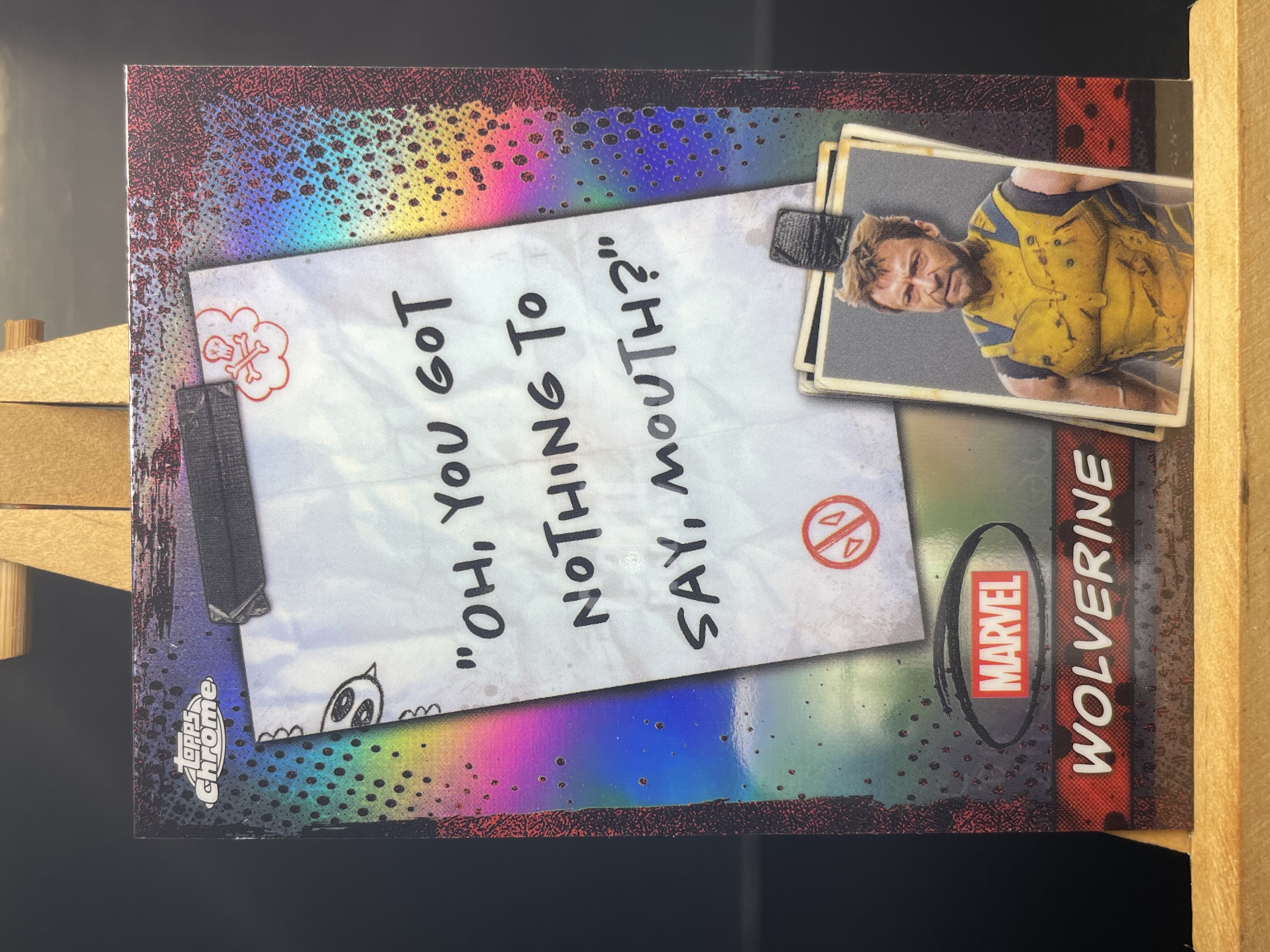 (A7) 2025 TOPPS 折射 死侍与金刚狼 金刚狼 近期大热球星 收藏凑套必备 卡品如图 !!!