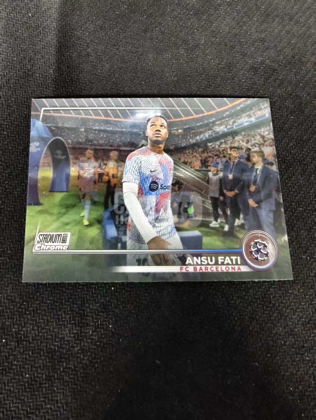 【可合并,不累计】2023 Topps Stadium Club Chrome Ansu Fati 法蒂 巴萨 欧冠 竞技场 不保卡品 介意勿拍 #48
