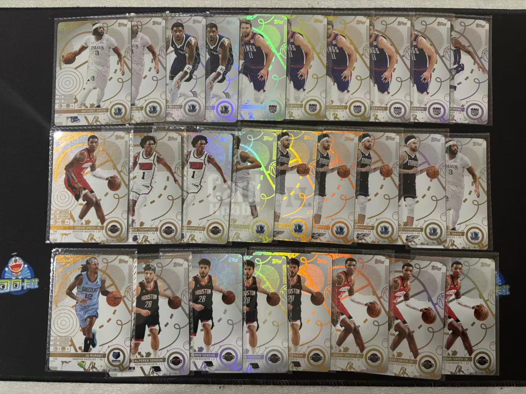 【星辰】TOPPS 2025 match attax 游戏版 戴维斯 欧文 小萨 萨博尼斯 蒙克 小 贾巴里 史密斯 阿门 汤普森 克莱 莫兰特 申京 LOT