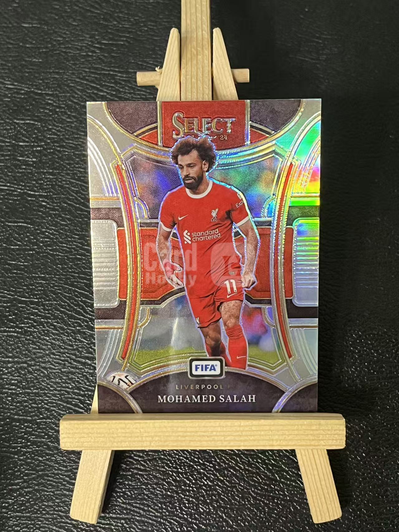 2023-24 Panini Select Mohamed Salah 萨拉赫 利物浦 银折 实卡精美 卡品如图 LA-2